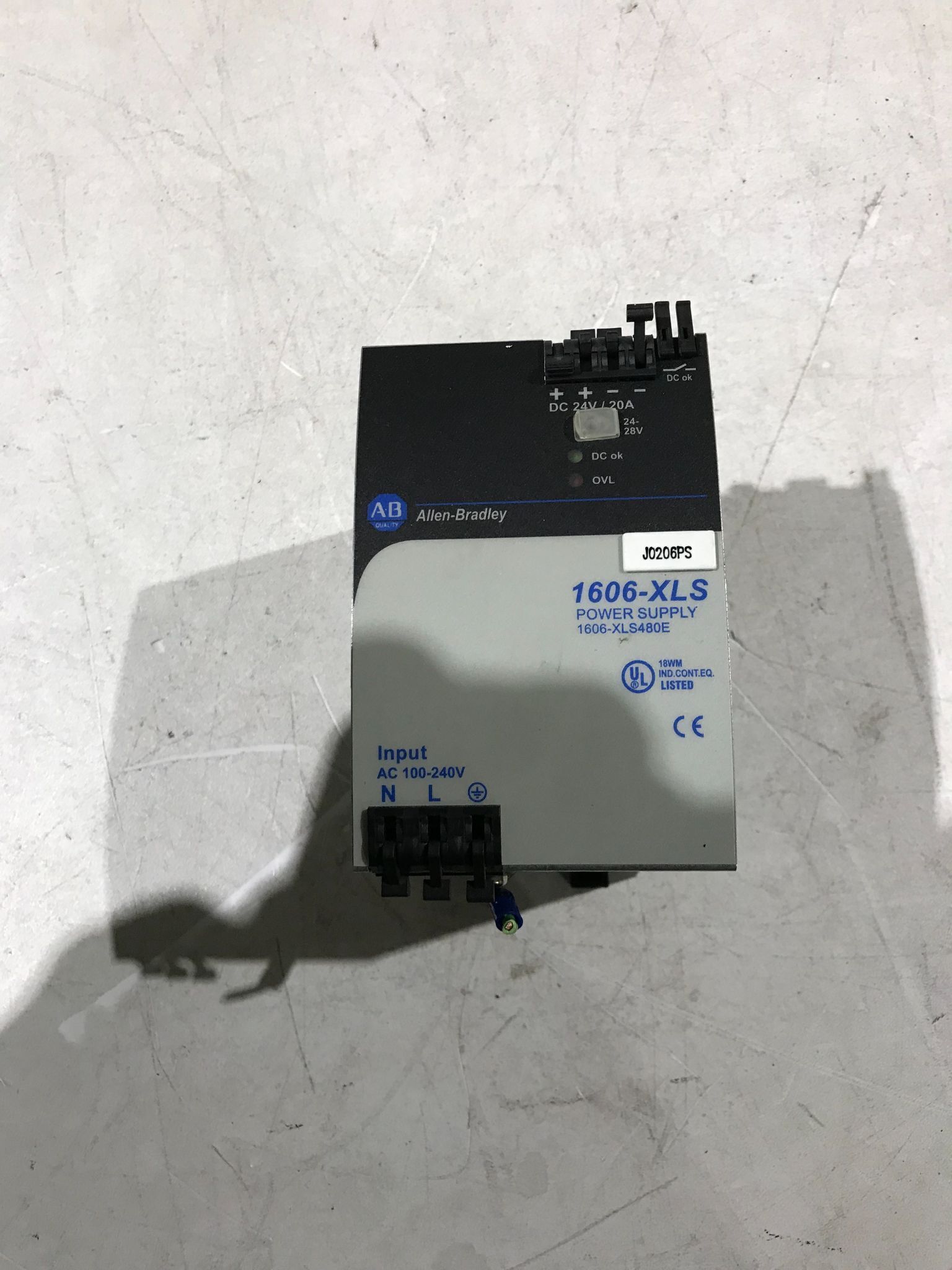 Allen-Bradley 1606-XLS480E Power Supply 24VDC 20A USED 0