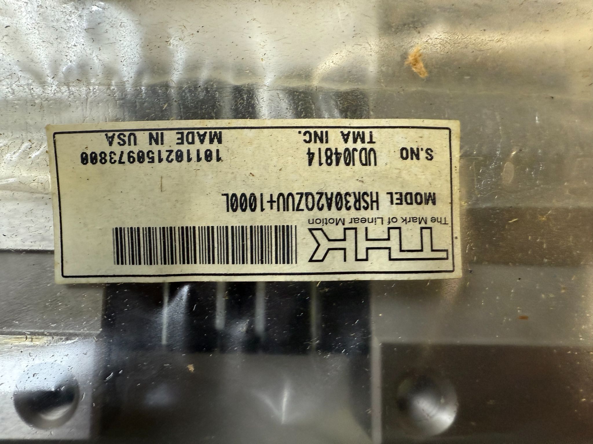 THK HSR30A2QZUU+1000L Linear Guide Rail Assembly NEW (2-Pack) 4