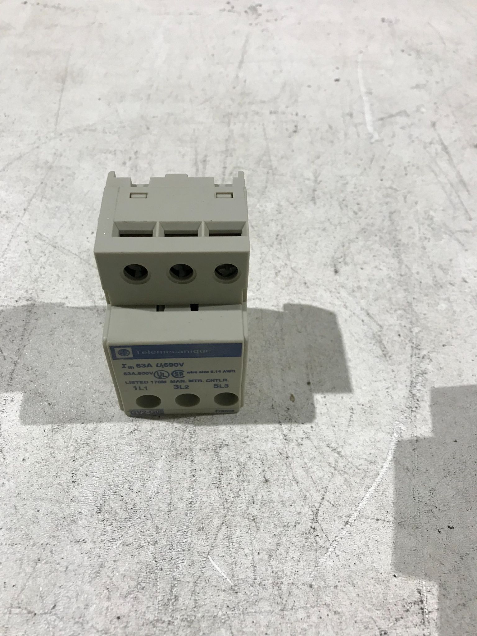 TELEMECANIQUE GV2 G05 CONTACTOR USED 0