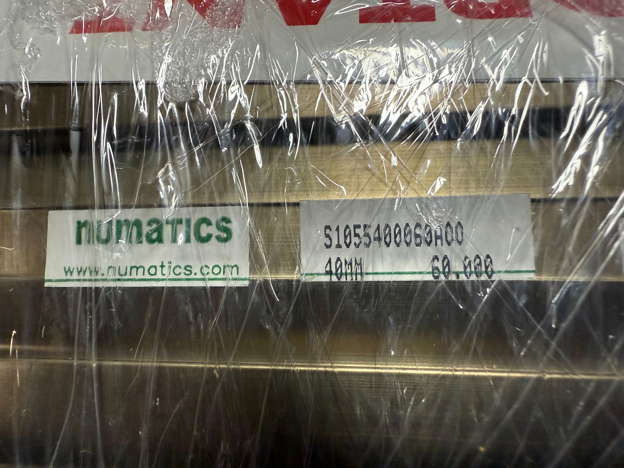 ASCO NUMATICS S1055400060AOO Rodless Pneumatic Actuator, Bore: 40mm, Stroke: 60" NEW 2