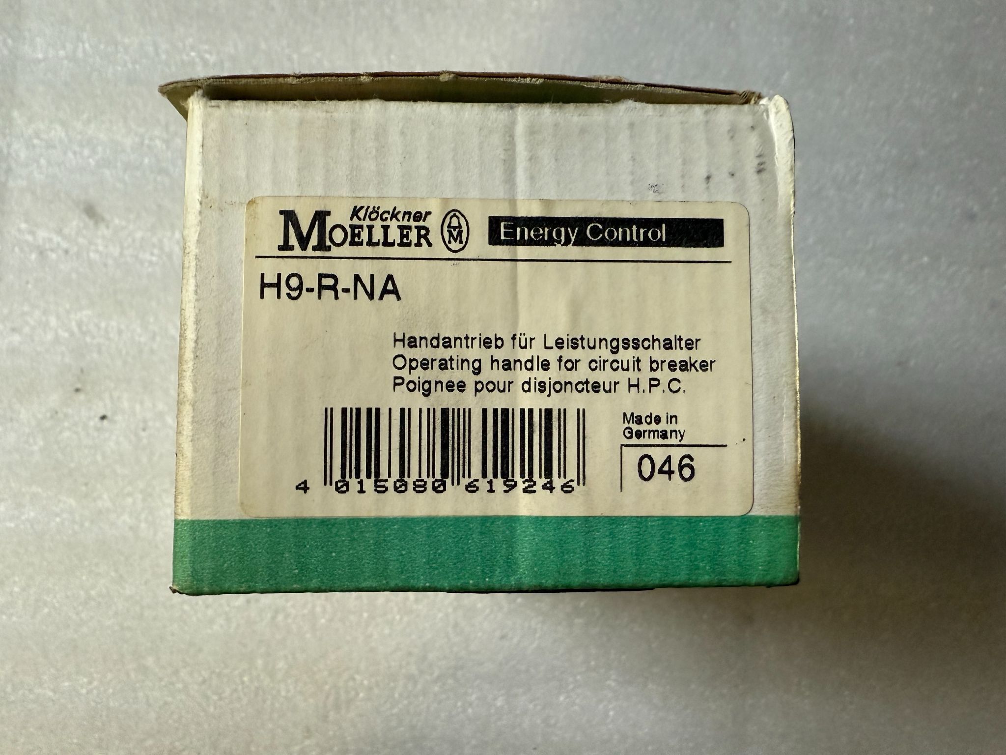 MOELLER H9‑R‑NA Operating Handle for Circuit Breaker NEW 1