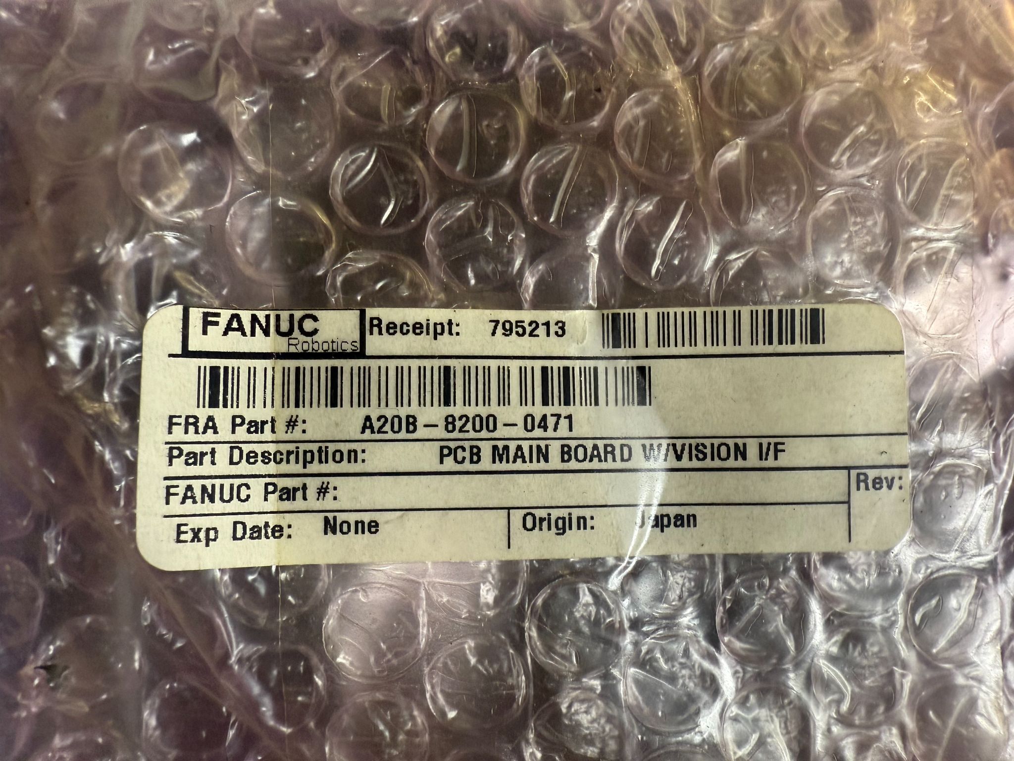 FANUC A20B‑8200‑0471 PCB Main Board With Vision Interface NEW 1