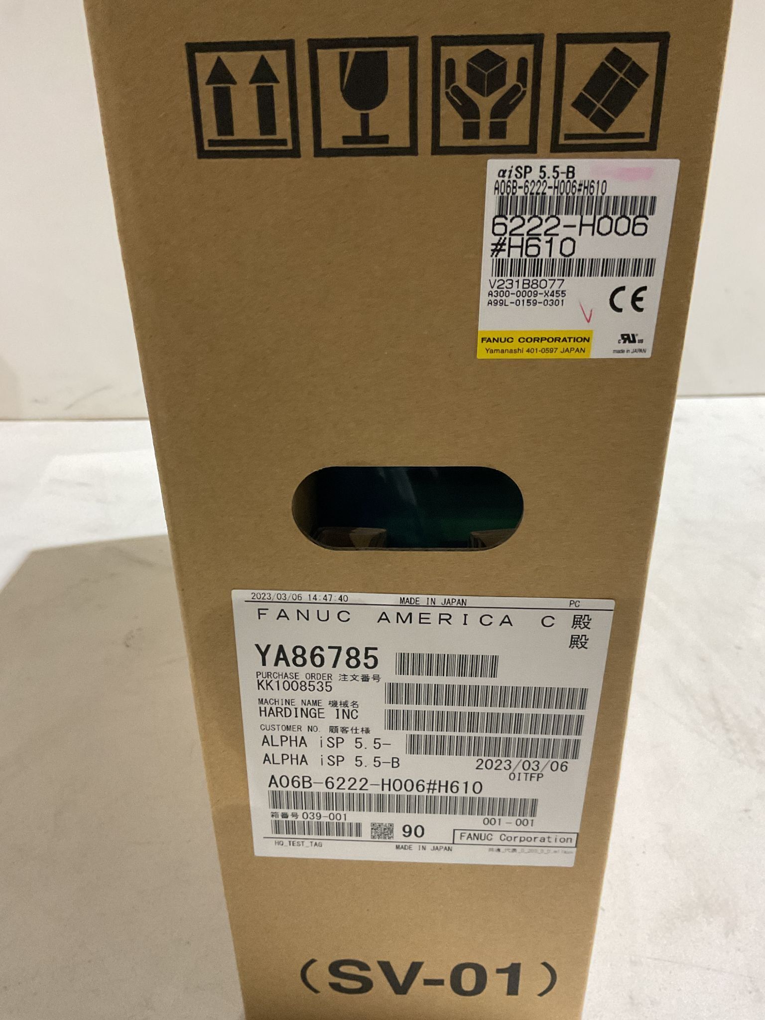 FANUC A06B-6222-H006#H610 Alpha iSP 5.5-B Servo Amplifier NEW 0