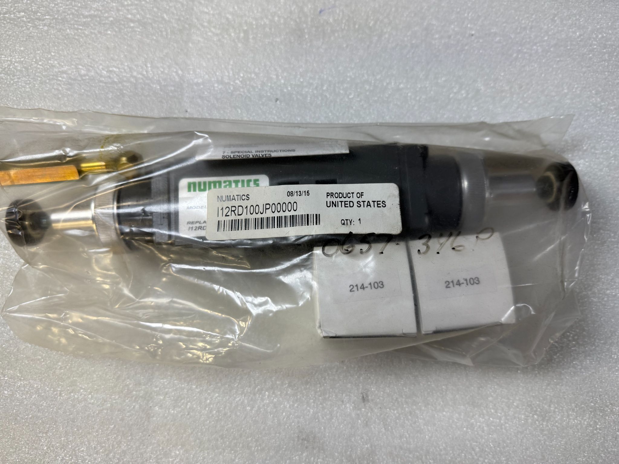 NUMATICS I12RD100JP00000 Pneumatic Regulating Valve NEW 0