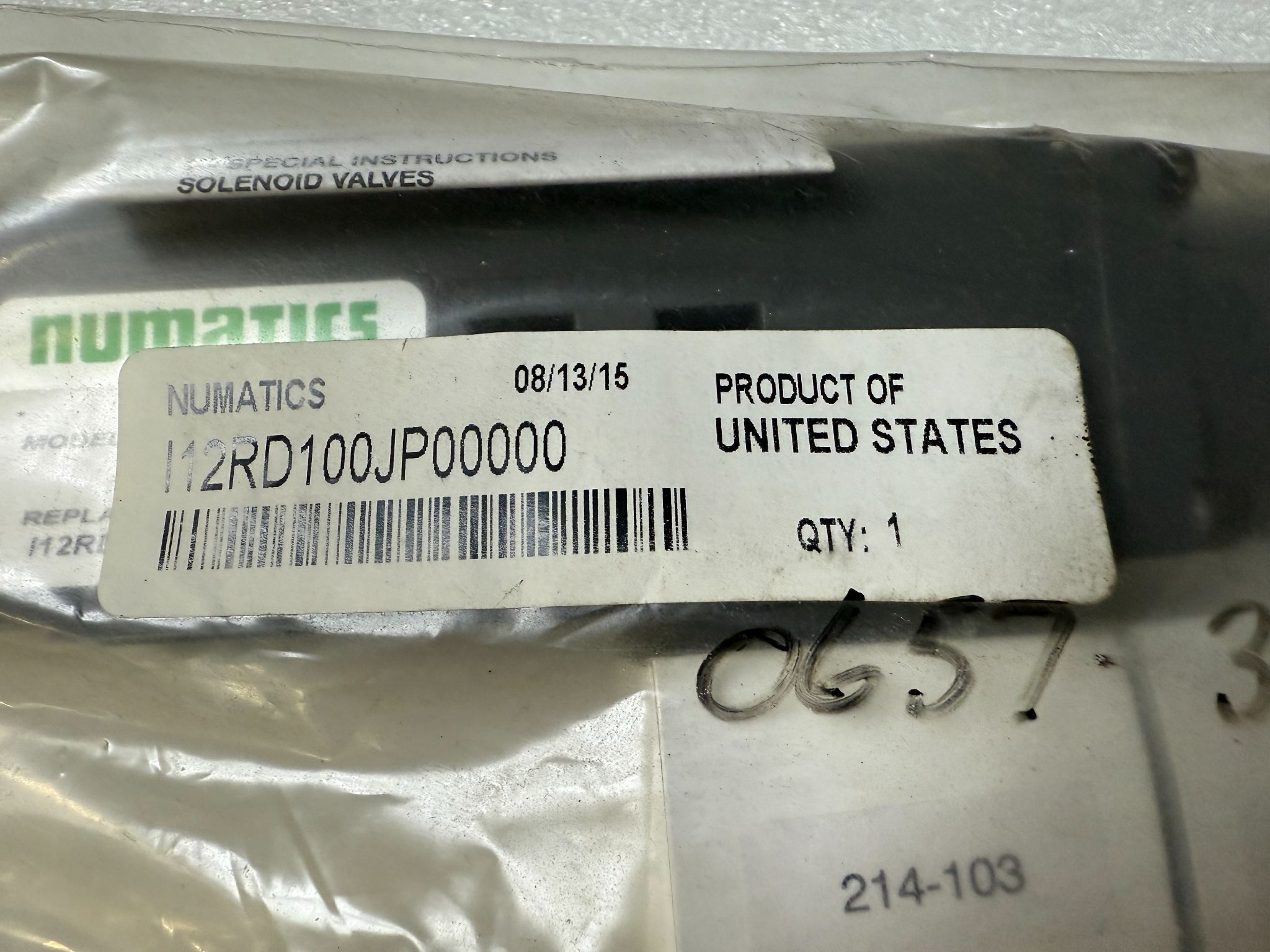 NUMATICS I12RD100JP00000 Pneumatic Regulating Valve NEW 1