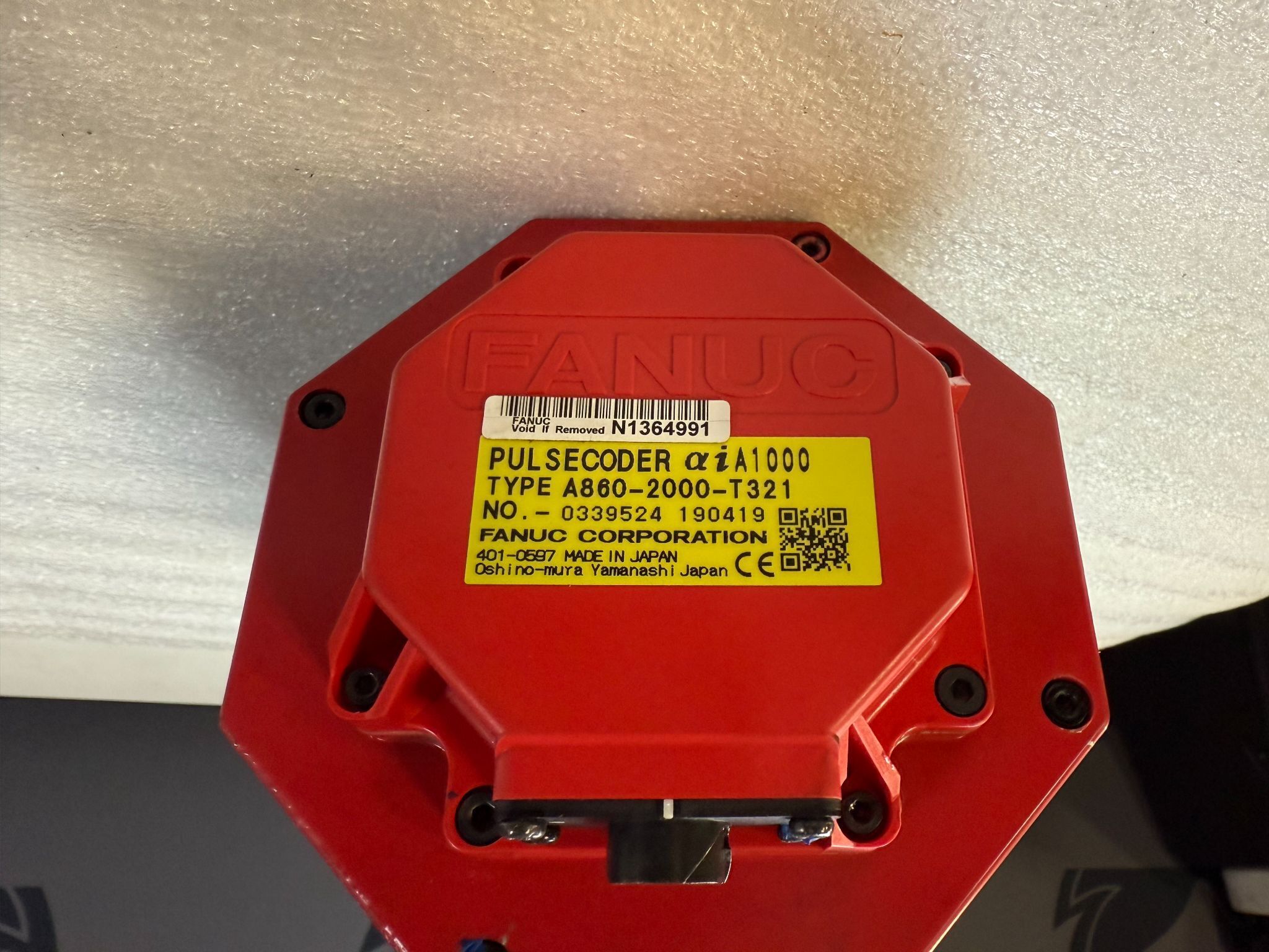 FANUC A06B-0239-B300#0100 Alpha 12/4000HVis AC Servo Motor USED REPAIRED 4