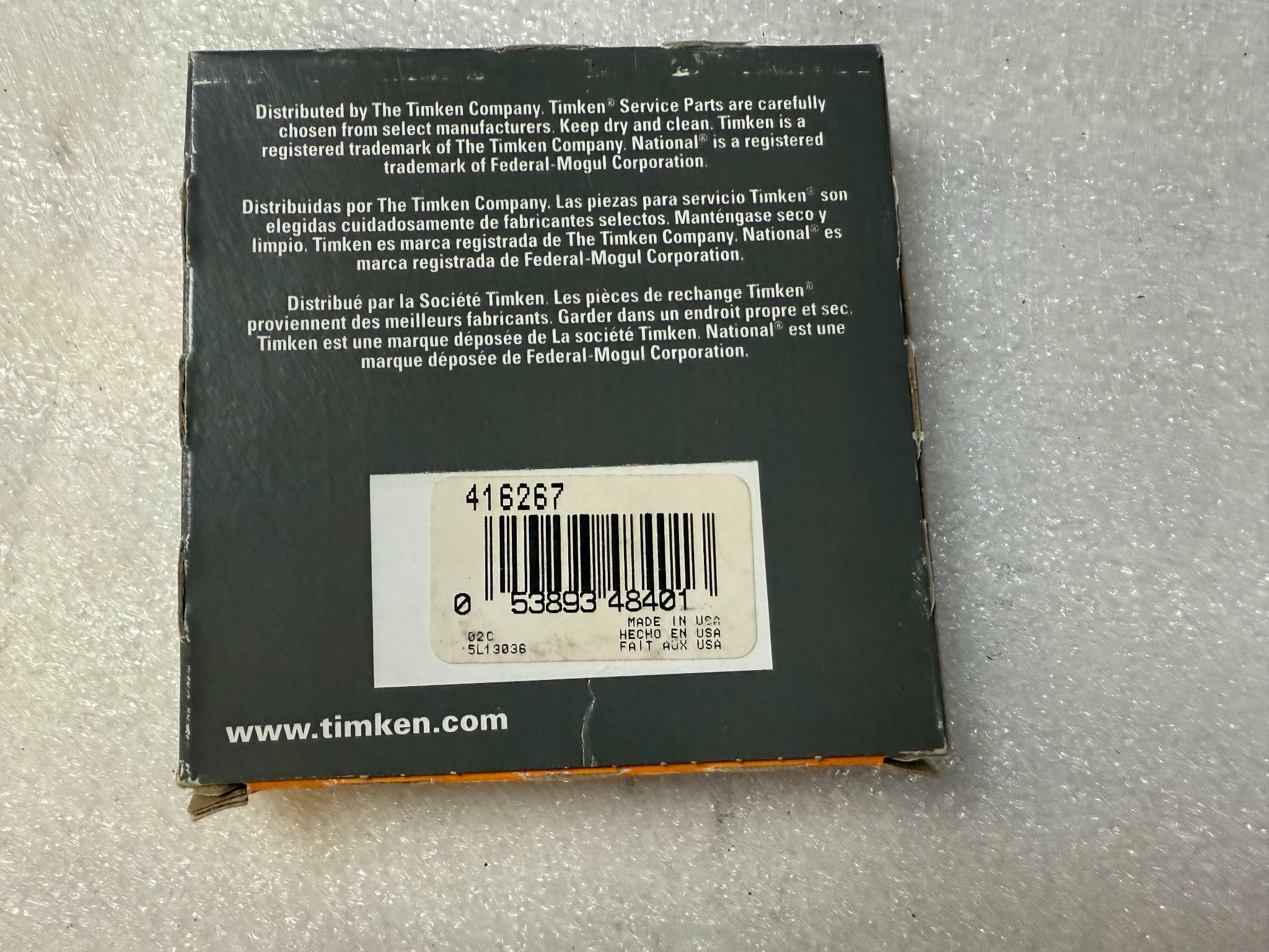 TIMKEN 416267 Multi‑Purpose Oil Seal NEW 1