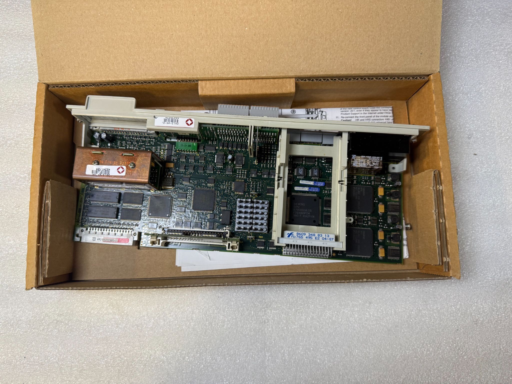 SIEMENS 6SN1118‑0NH01‑0AA0 SIMODRIVE 611U Control Board USED 0