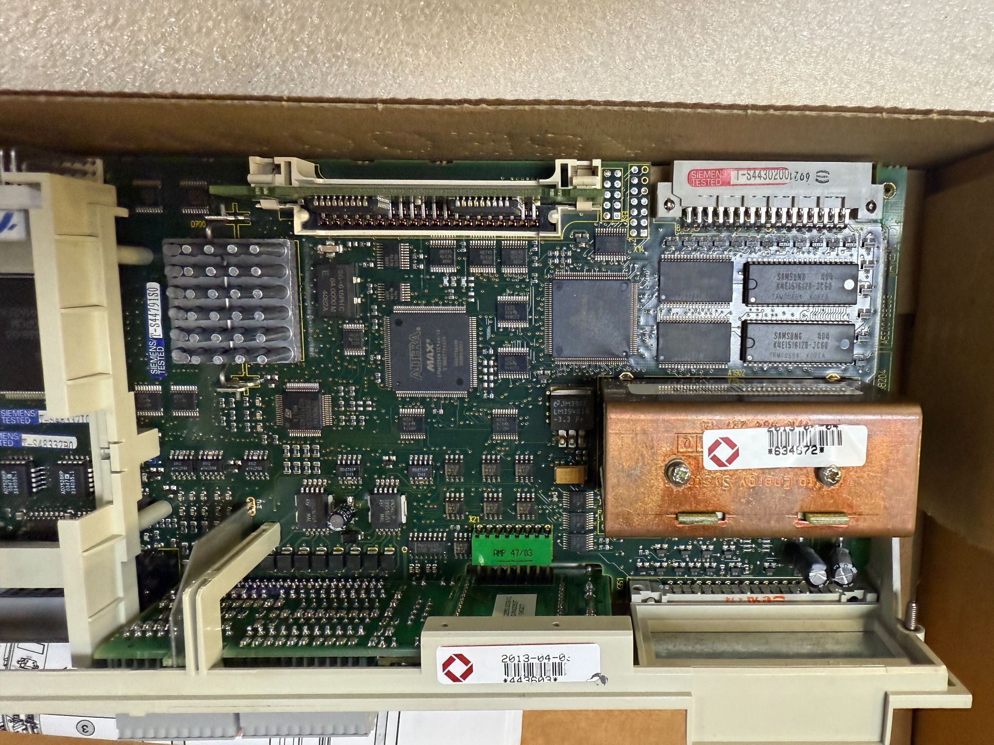 SIEMENS 6SN1118‑0NH01‑0AA0 SIMODRIVE 611U Control Board USED 3