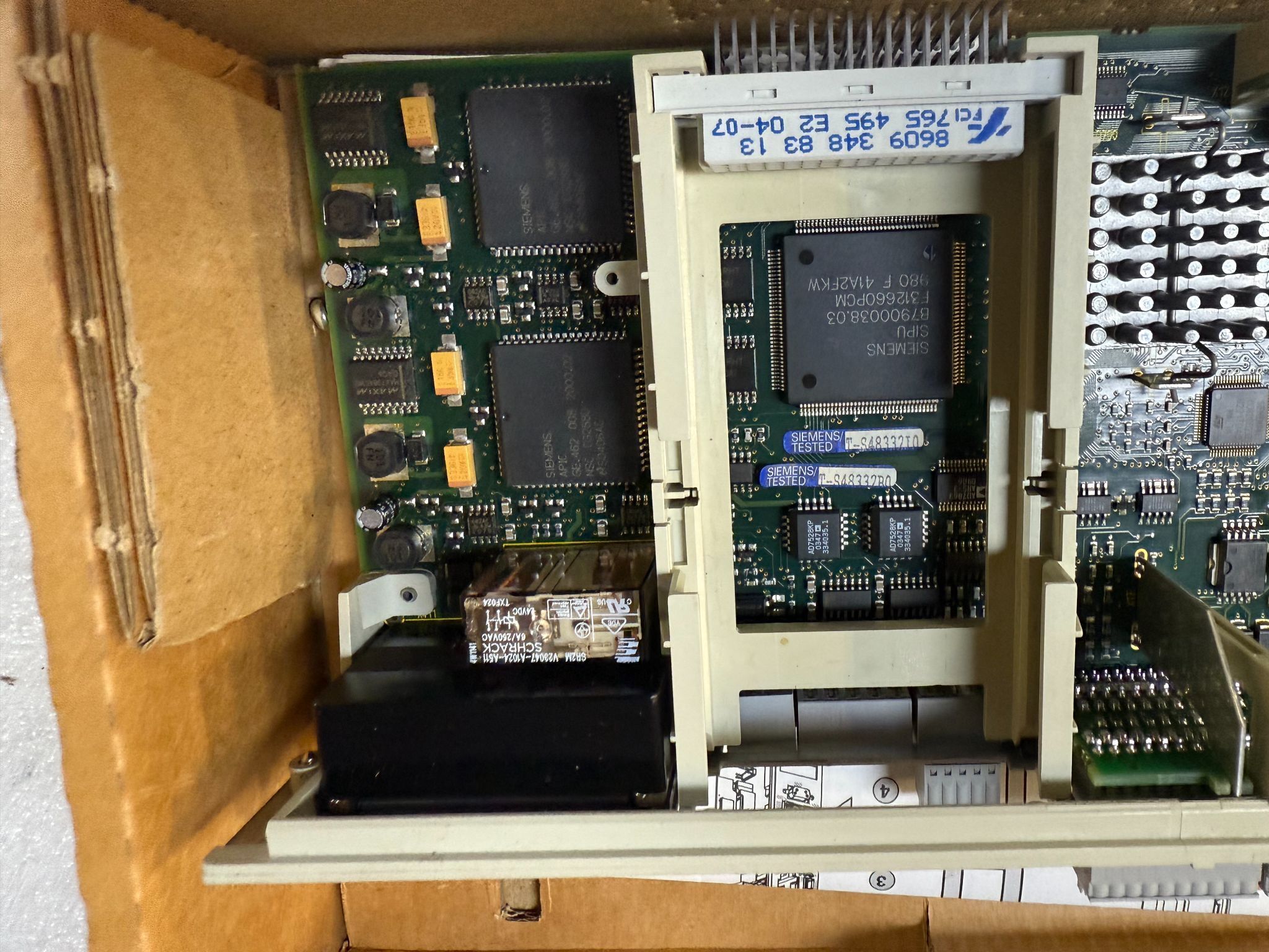 SIEMENS 6SN1118‑0NH01‑0AA0 SIMODRIVE 611U Control Board USED 4