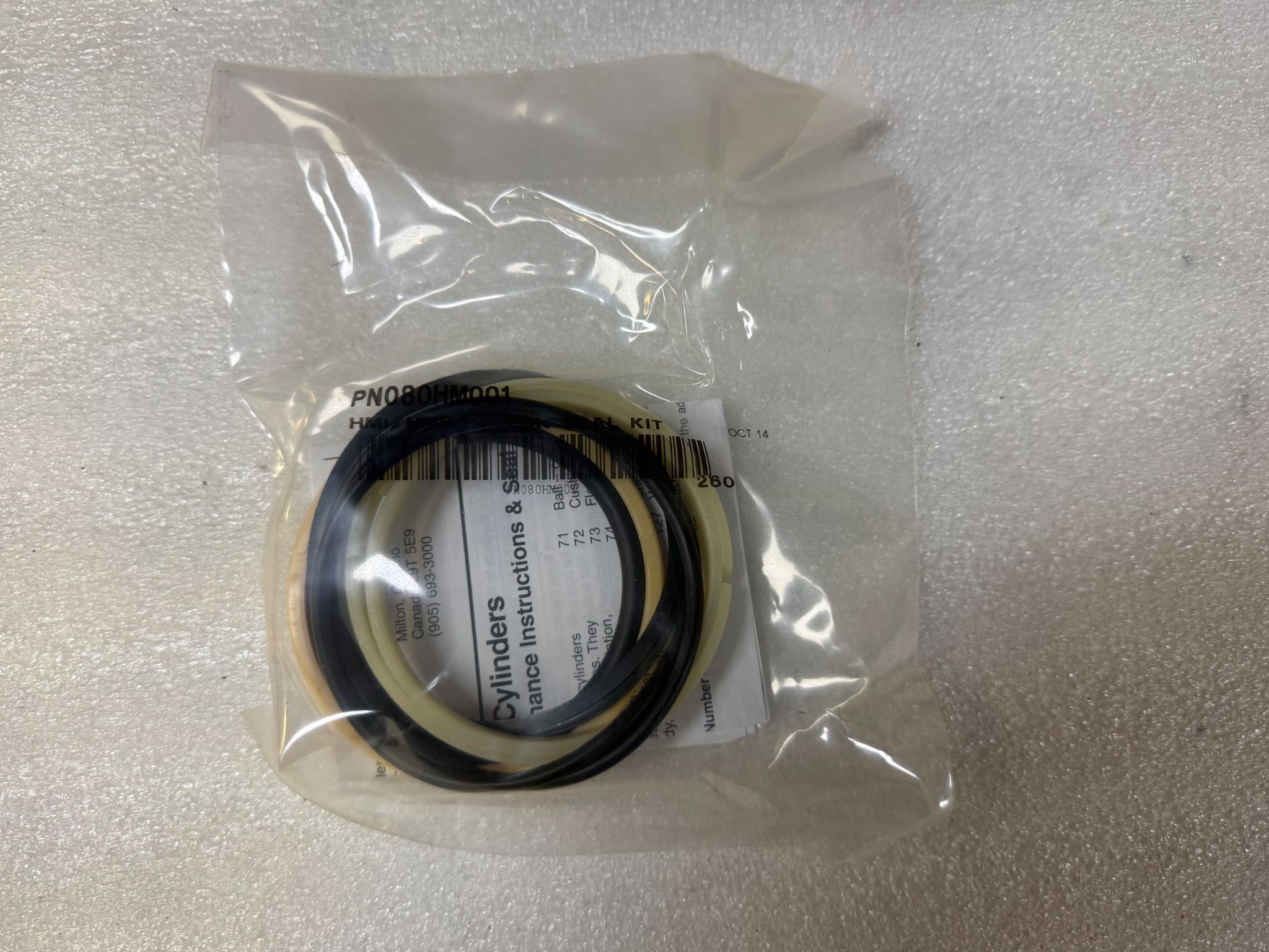 PARKER PN080HM001 HMI/HMD Piston Seal Kit NEW 2