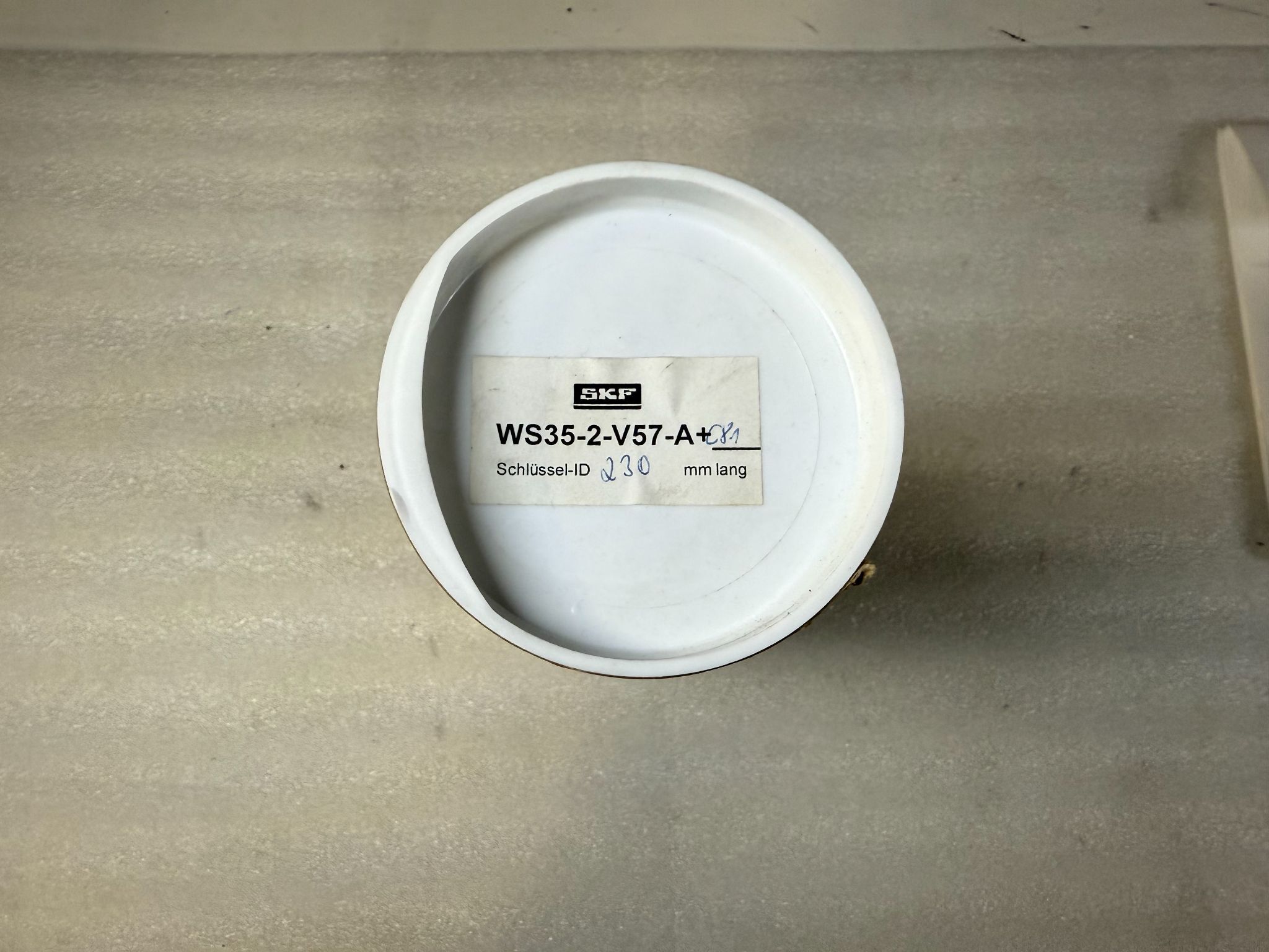 SKF WS35-2-V57-A+C81 Fill Level Switch 230mm NEW 3