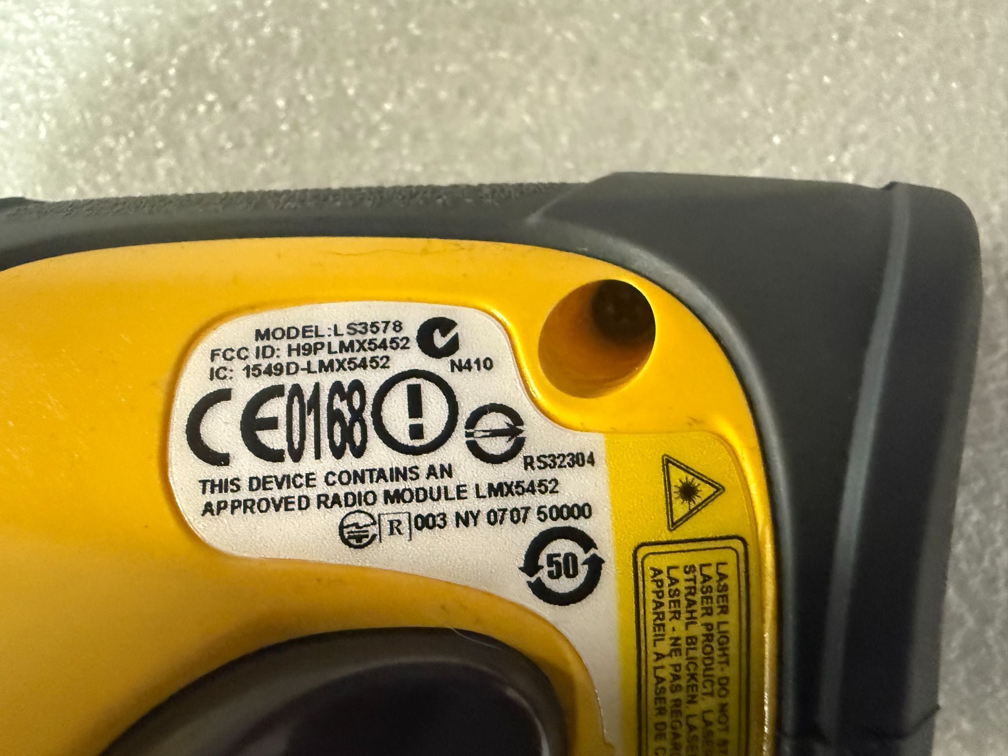 MOTOROLA LS3578 Symbol Barcode Scanner USED 3