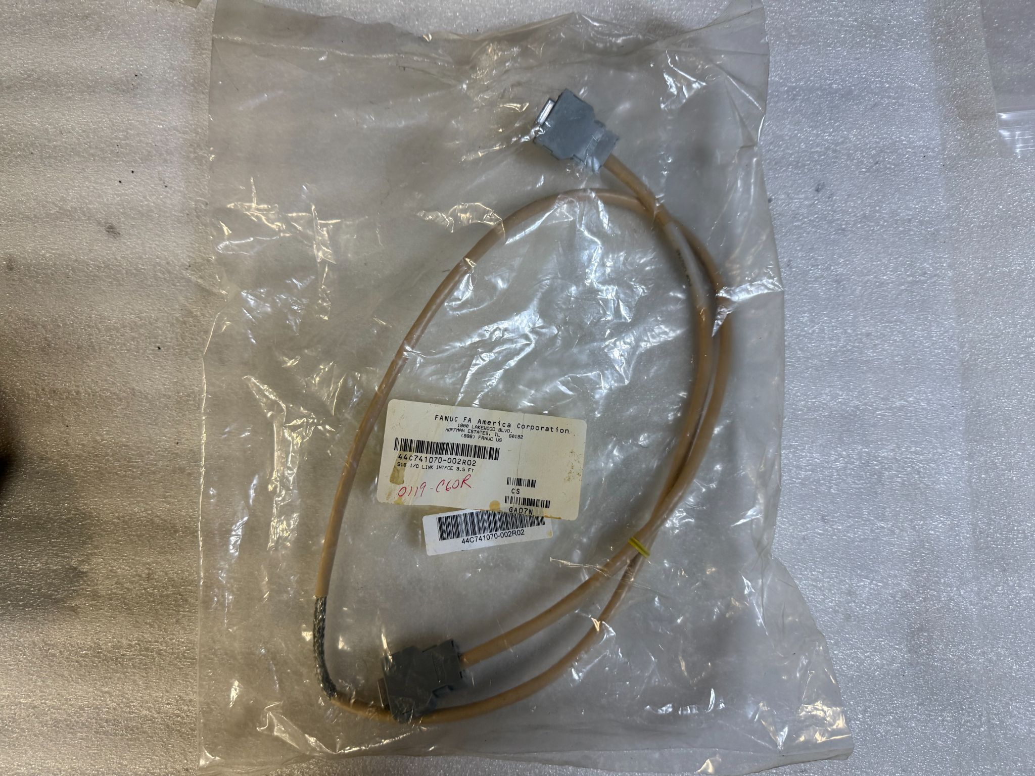 FANUC 44C741070-002R02 S16 I/O Link Interface Cable (3.5ft) NEW 0