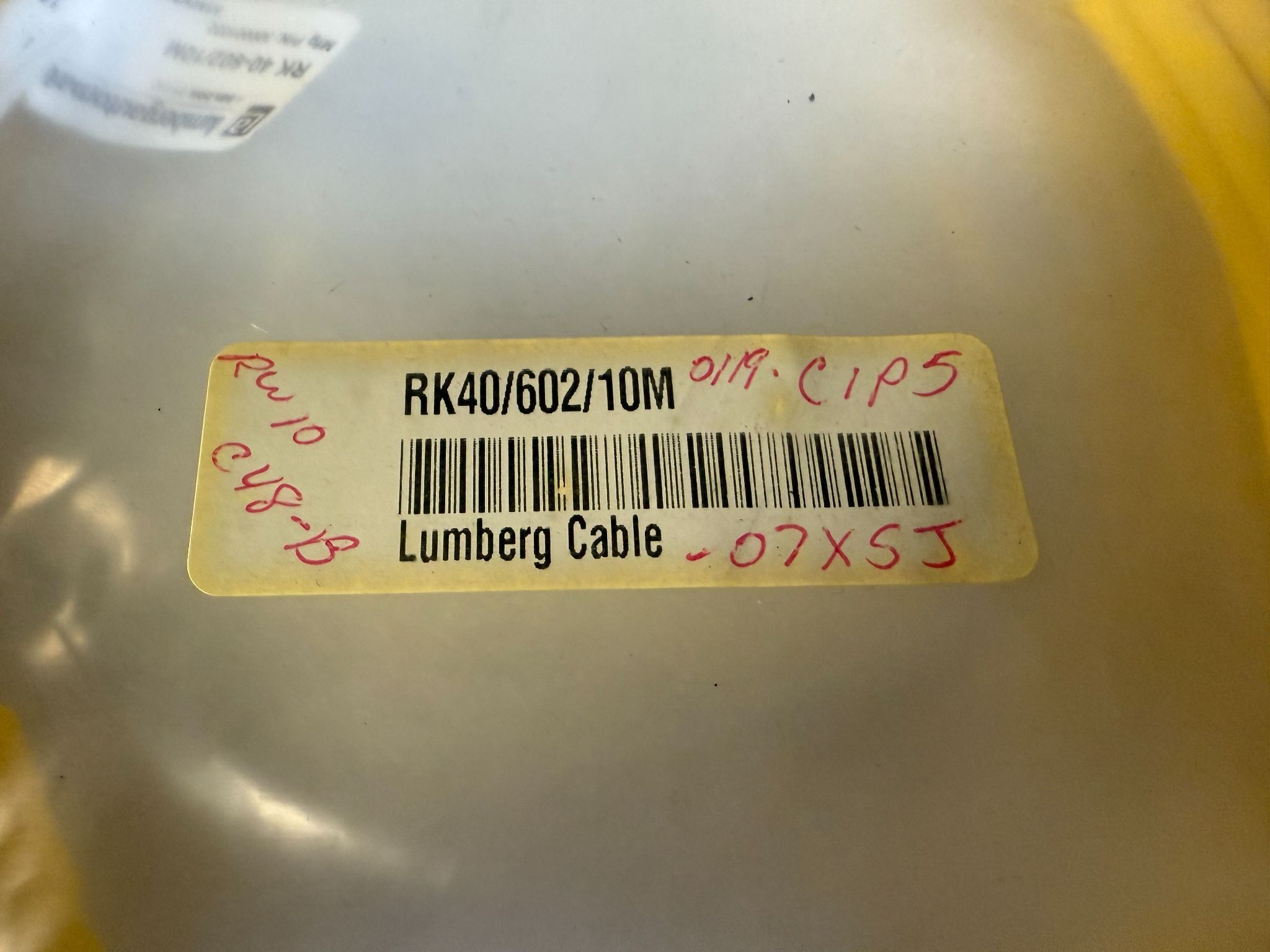 LUMBERG RK40/602/10M Cordset (10m) NEW 1
