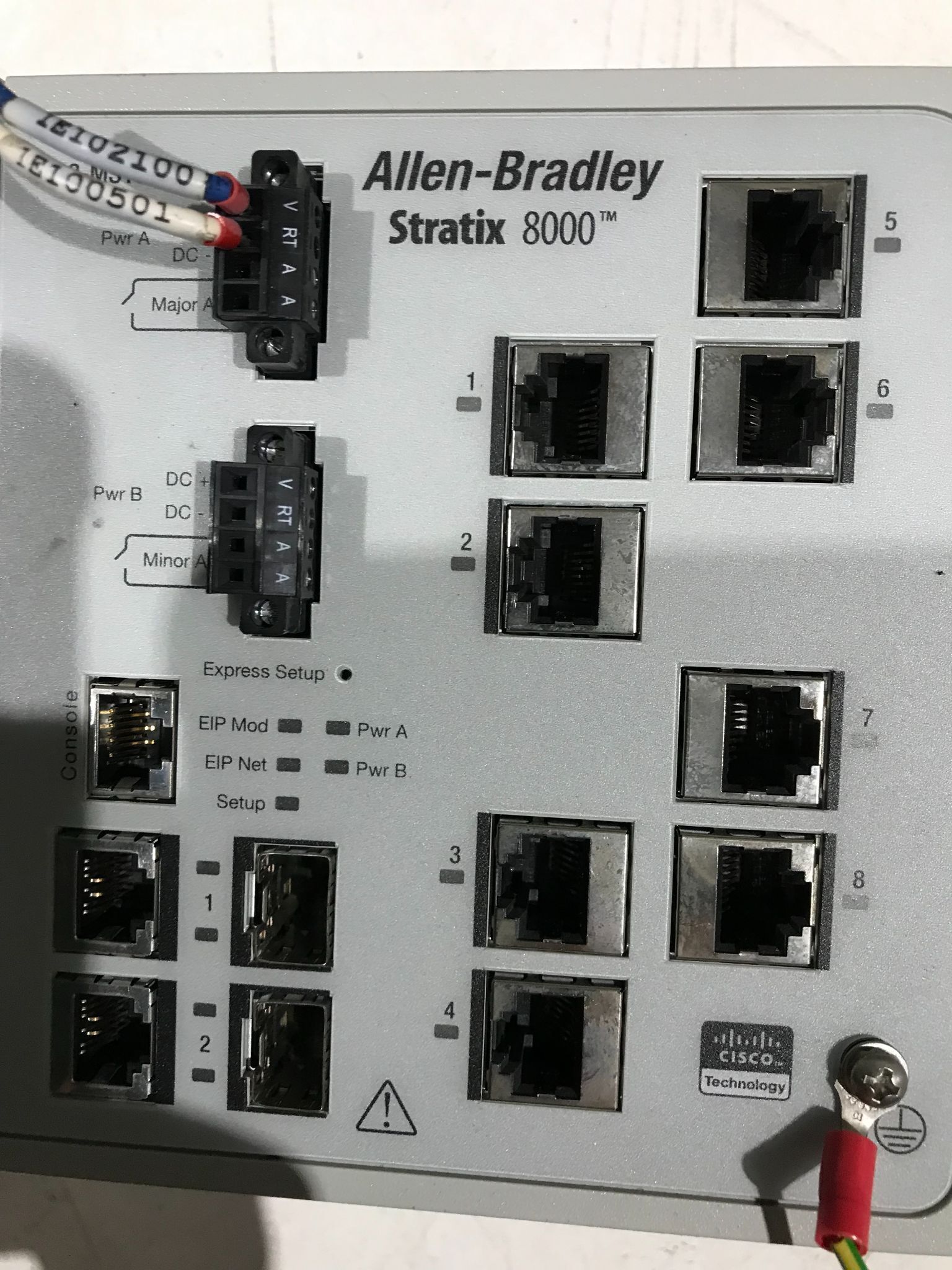 ALLEN BRADLEY 1783‑MS10T Stratix 8000 Managed Ethernet Switch USED 2