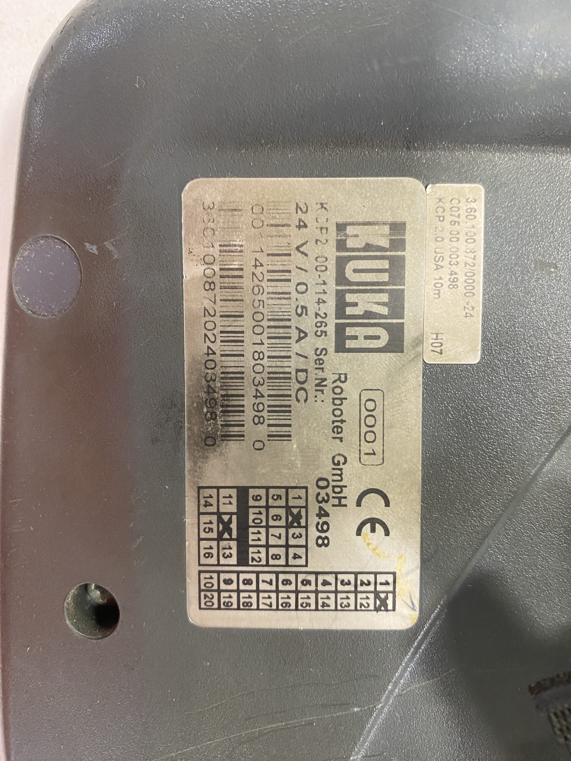 KUKA KCP2 00-114-265 Teach Pendant Controller USED 1
