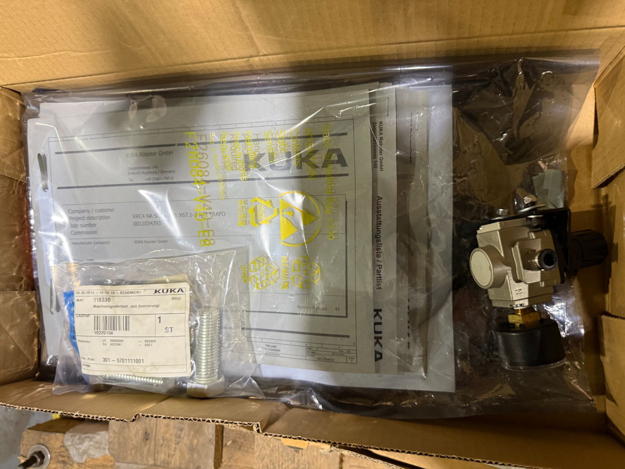 KUKA KR16 L6-2 Robot Complete w/ KR C4 Controls NEW (Missing Pendant) 13