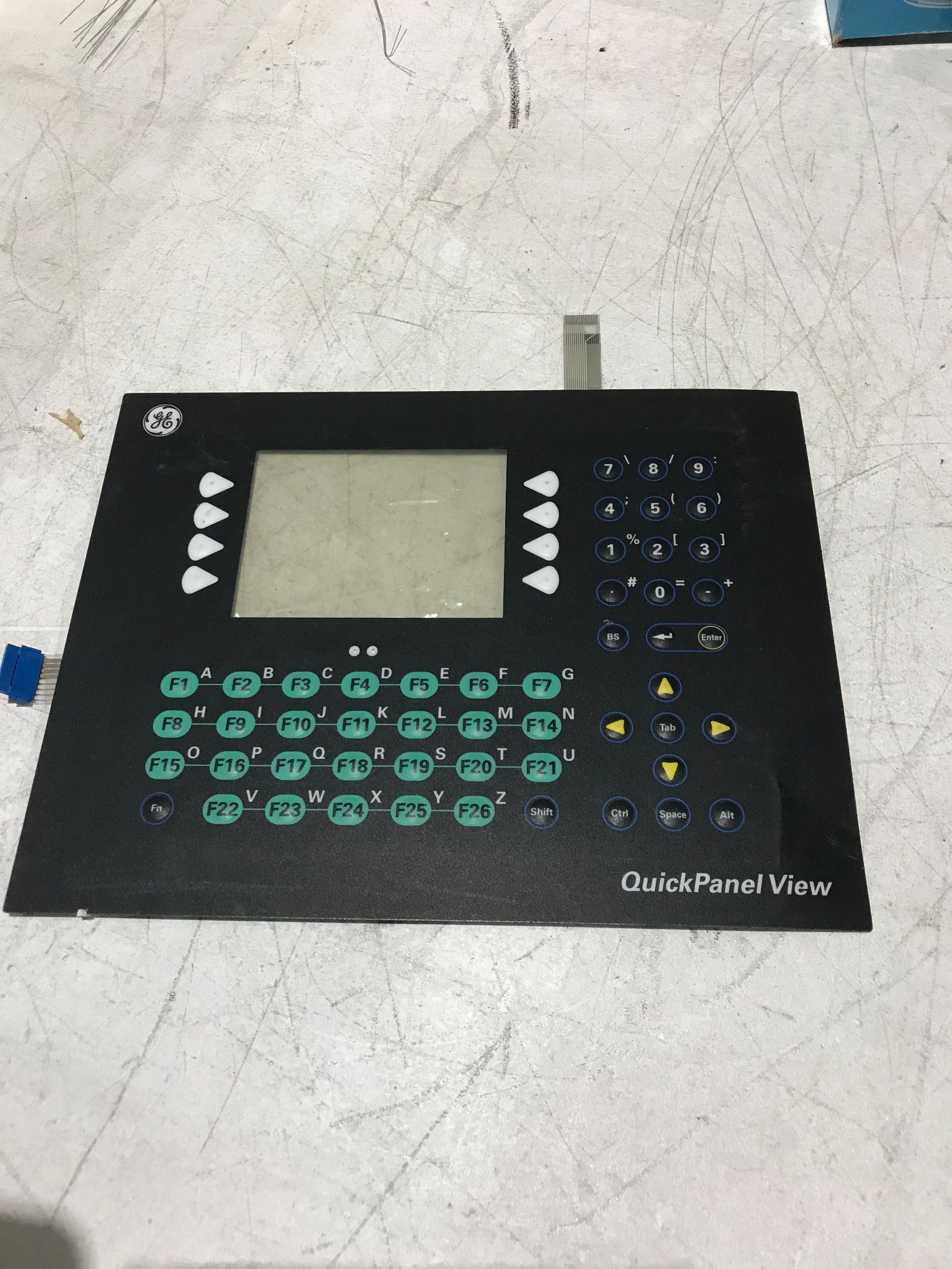 GENERAL ELECTRIC 060-11014-2 QuickPanel View Keypad Display USED 0