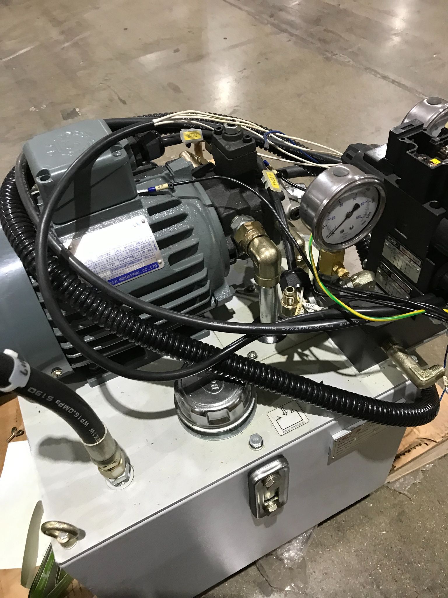 CAMEL NLA00013301A Hydraulic Power Pack 50L 3-Phase USED 1