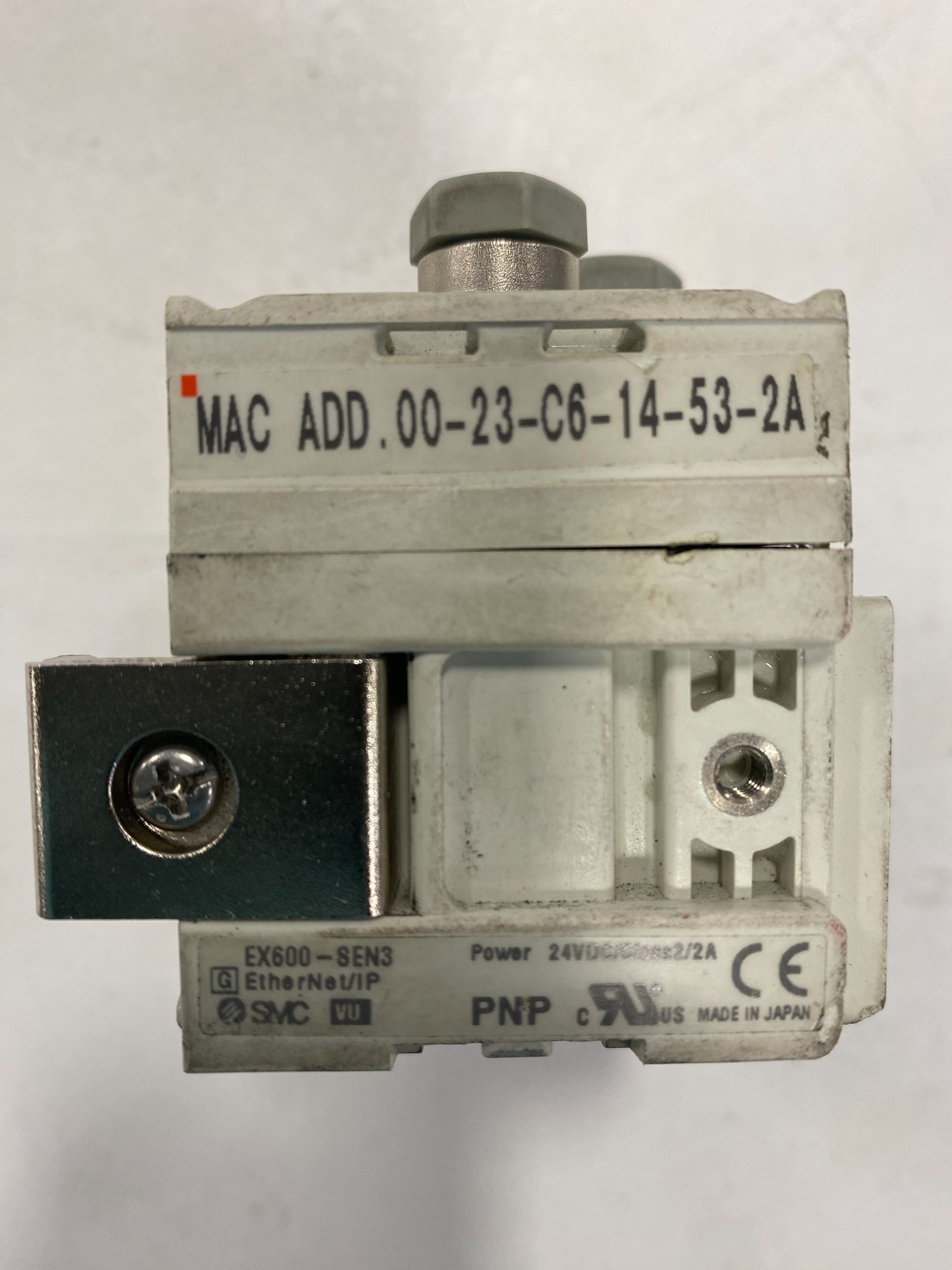 SMC EX600-SEN3 EtherNet/IP Communication Module PNP USED 1
