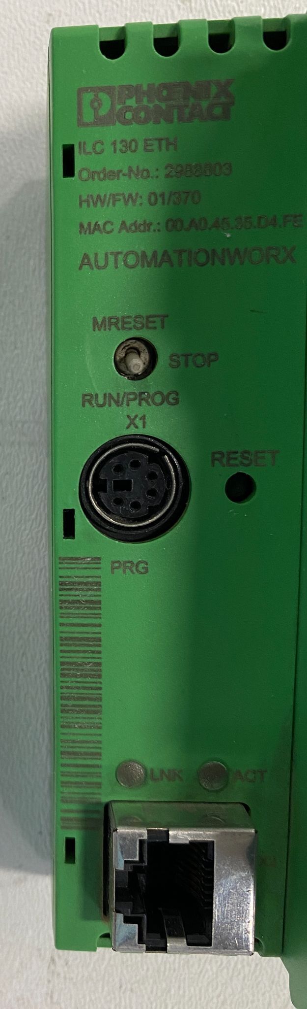 PHOENIX CONTACT ILC 130 ETH Inline Controller USED 1