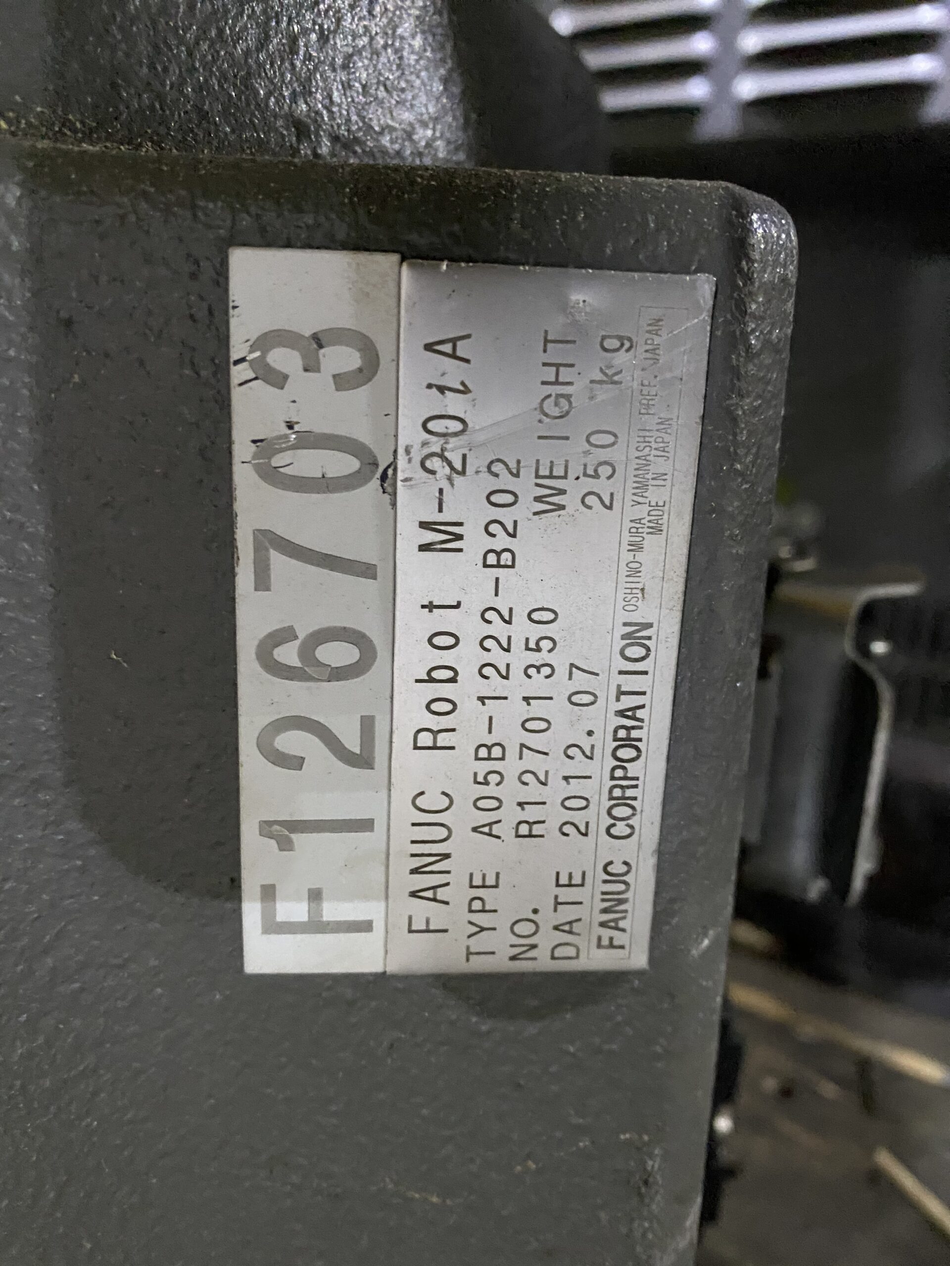 FANUC - M-20iA w/ R-30iB Controls USED 4