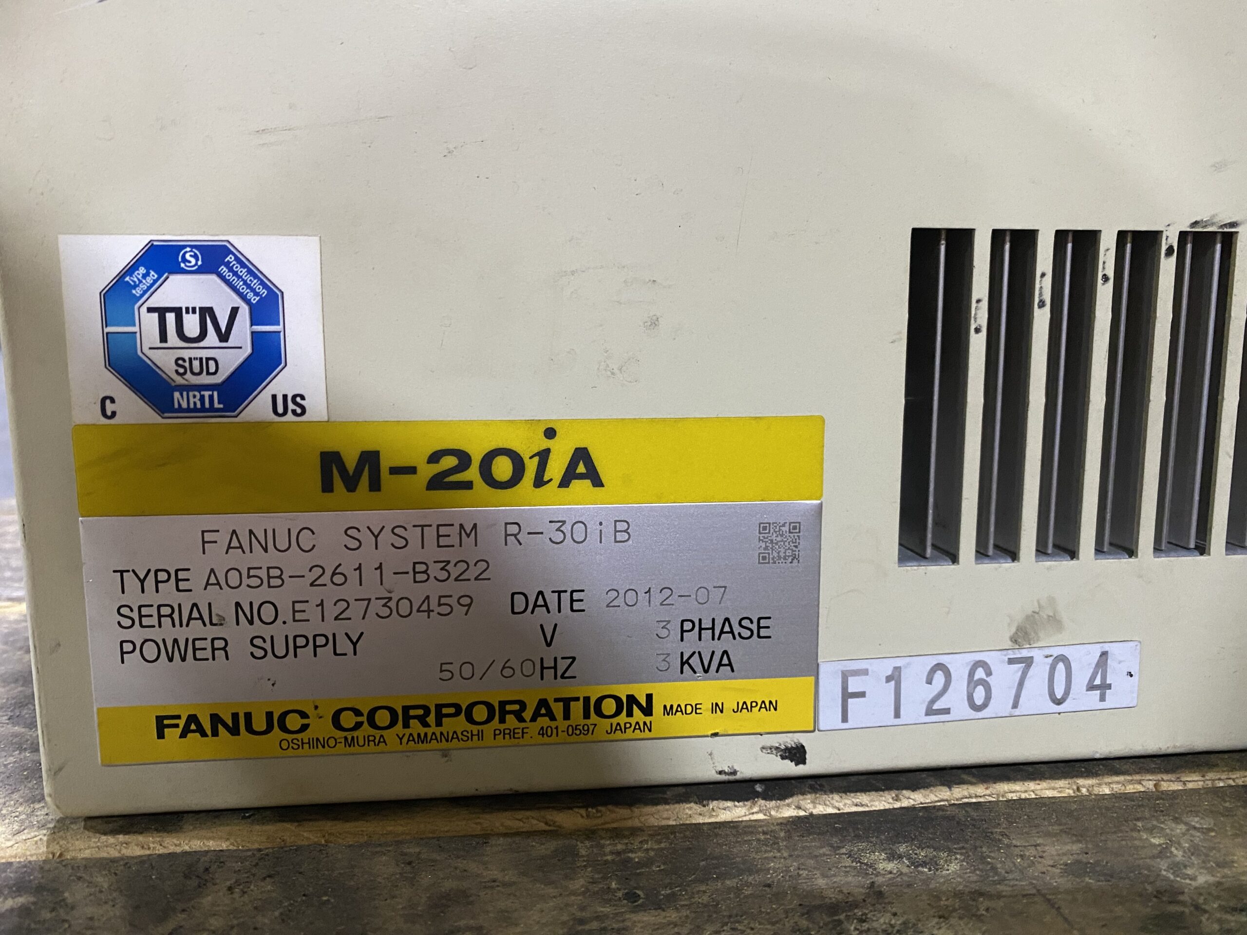 FANUC - M-20iA w/ R-30iB Controls USED 9