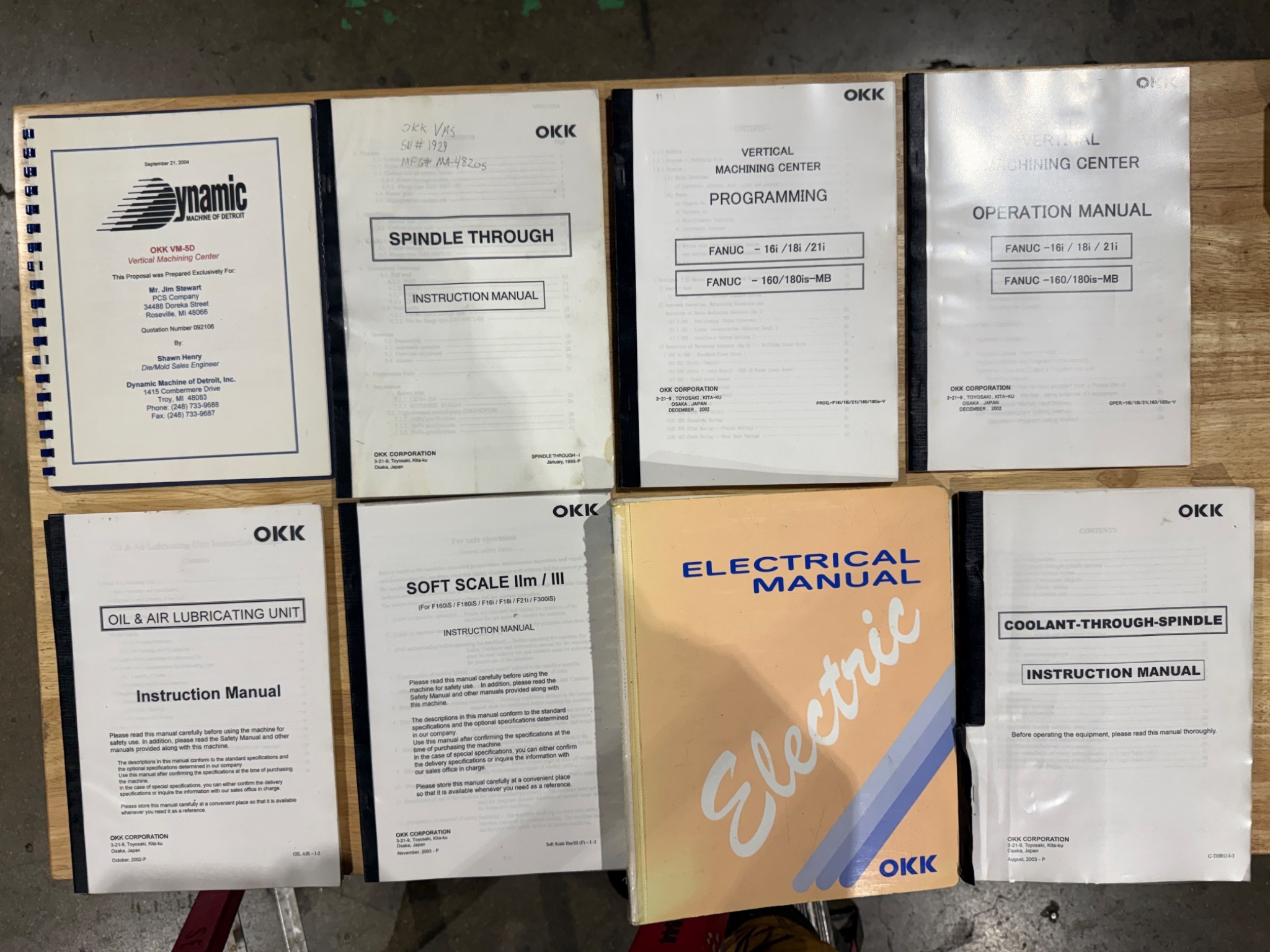 OKK VM5 CNC Machines 10