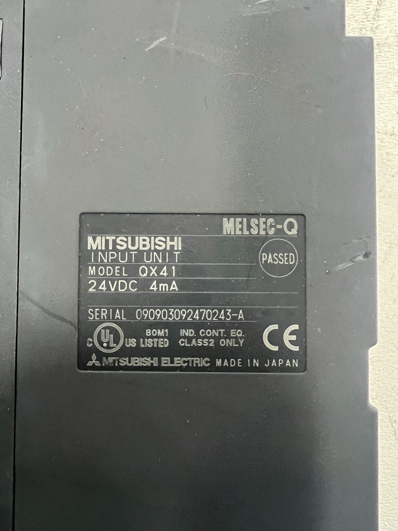 MITSUBISHI QX41 PLC Input Module USED 3