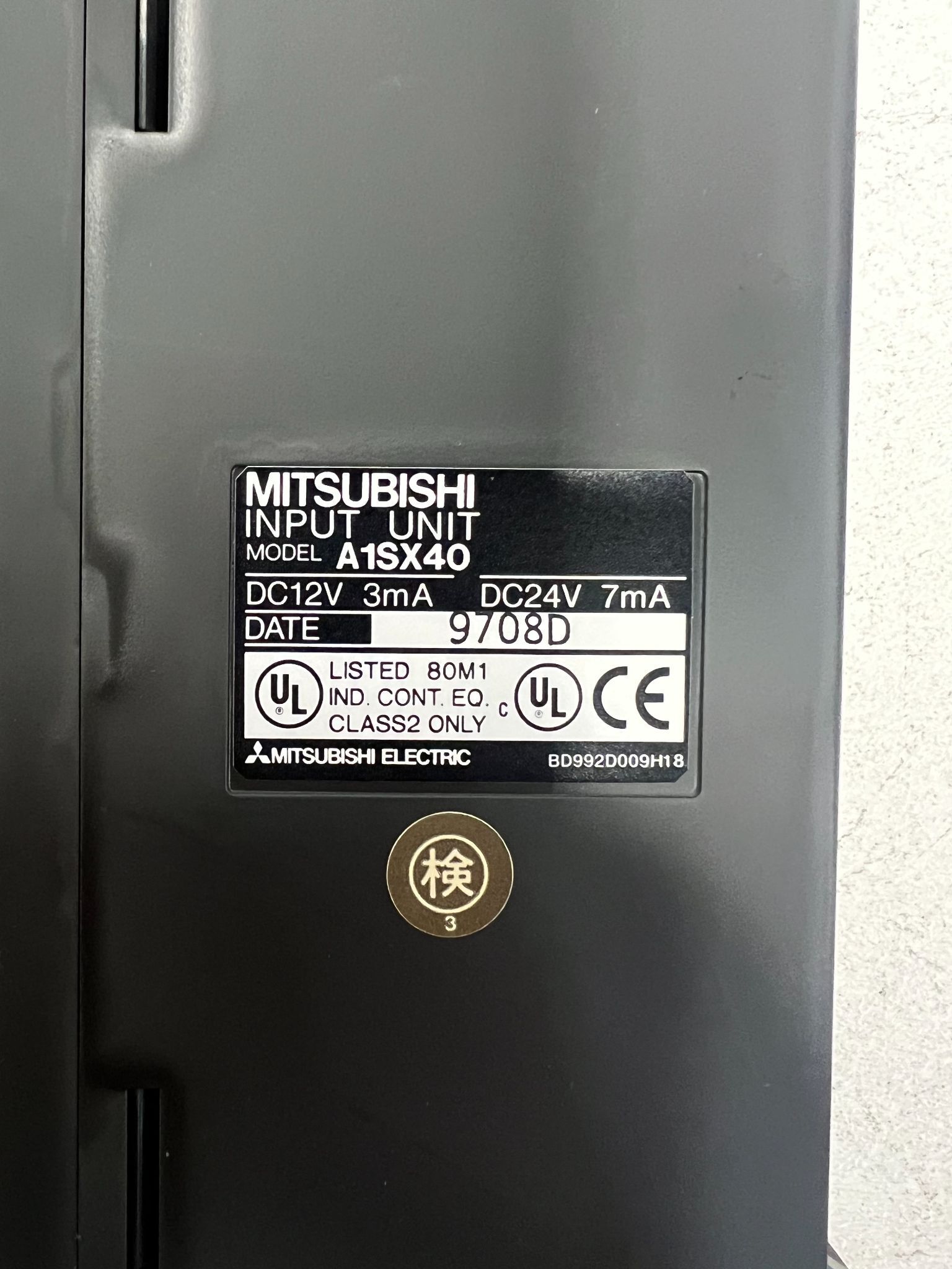 MITSUBISHI A1SX40 PLC Input Module USED 4