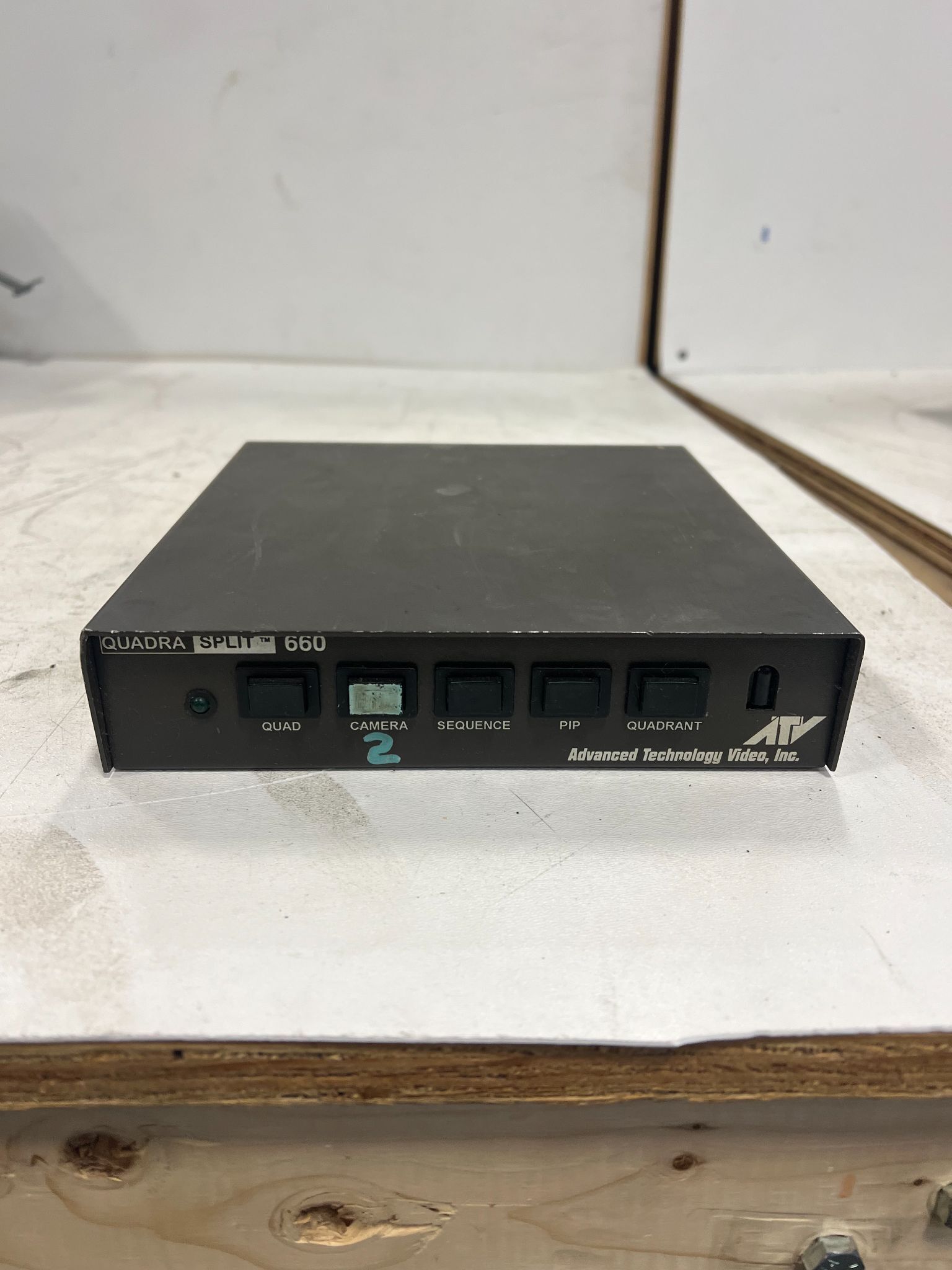 ADVANCED TECHNOLOGY VIDEO QSP660-C Quad Split Video Processor USED 0