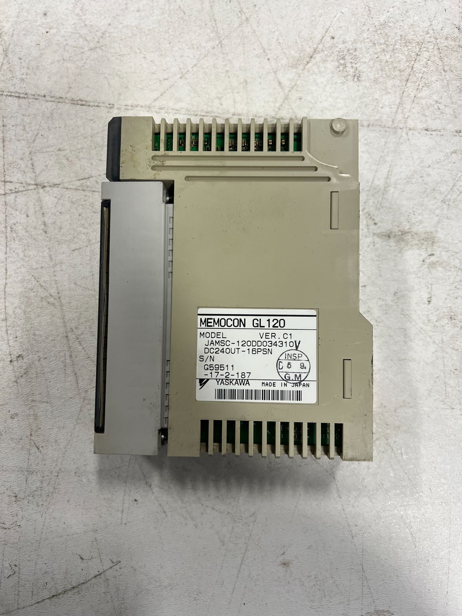 YASKAWA JAMSC-120DD034310 MEMOCON GL120 Digital Output Module USED 4