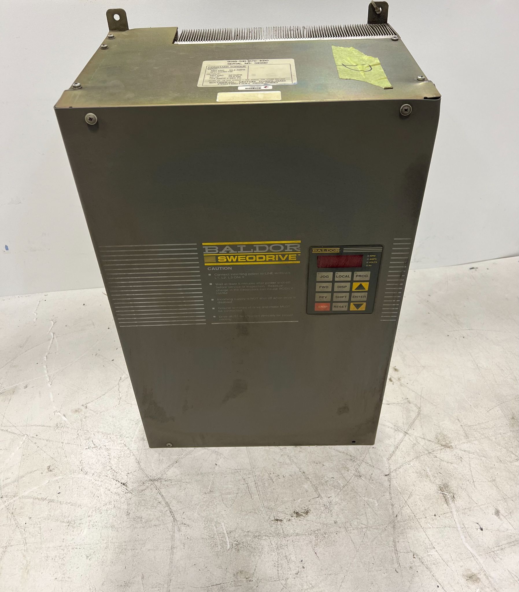BALDOR 914Q-510--270-1KB0 SERVO DRIVES AND AMPLIFIERS USED 0