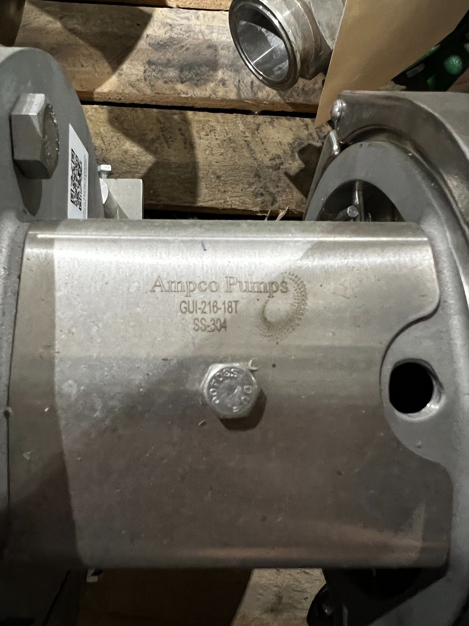Baldor Reliance CESSWDM3613T Washdown Motor with Ampco Pump Assembly USED 7