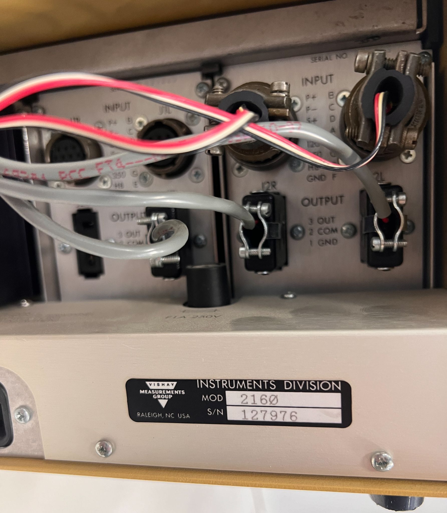 Vishay Measurements Group 2160 Strain Gauge Conditioner USED 2