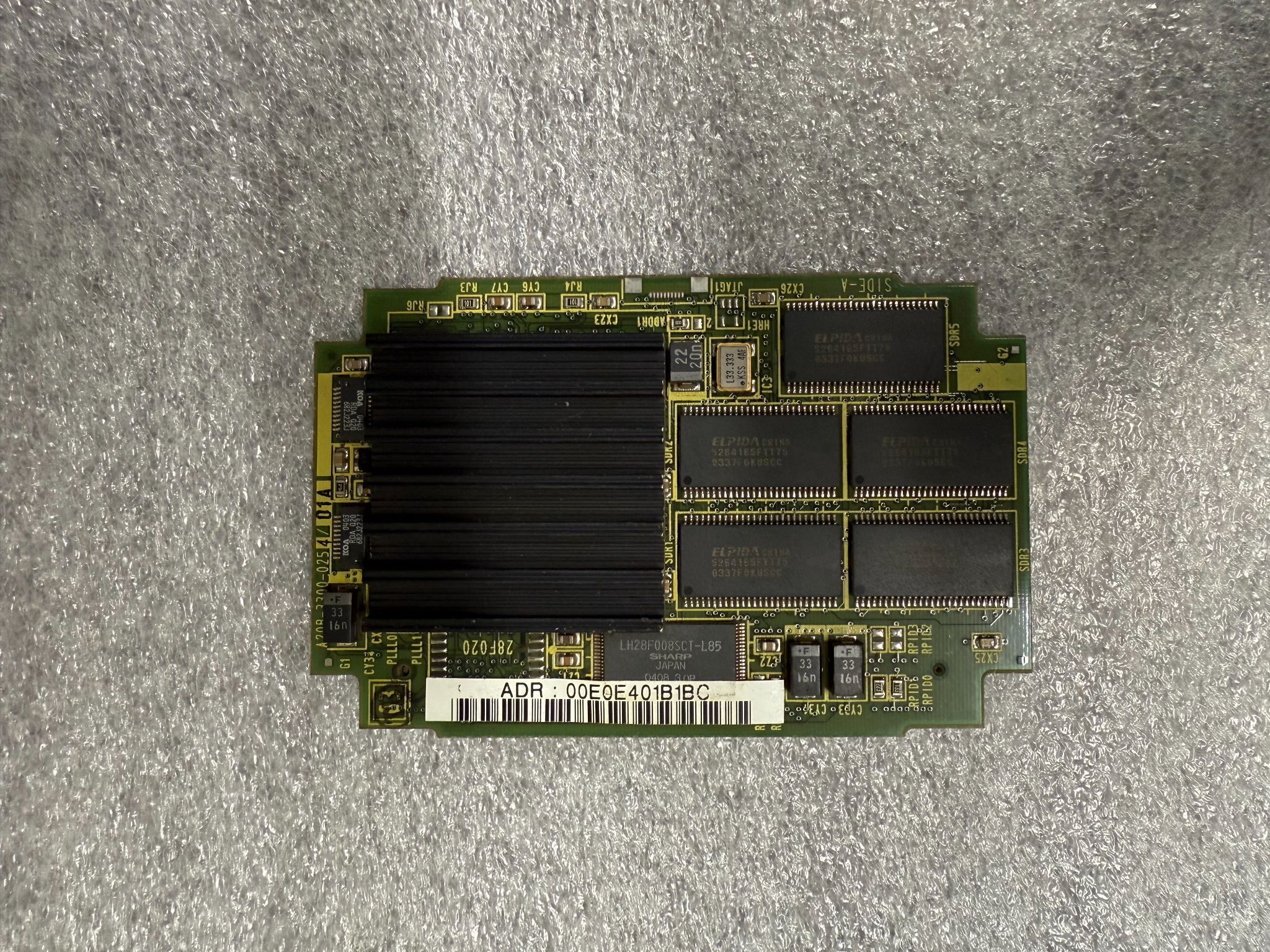 FANUC A20B-3300-0254/01A PCB - 32MB SDRAM CPU Module USED 0