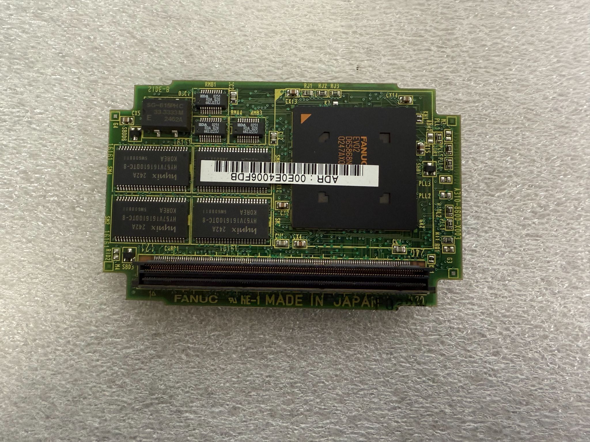 FANUC A20B-3300-0105/01A PCB - 16MB SDRAM CPU Module USED 2