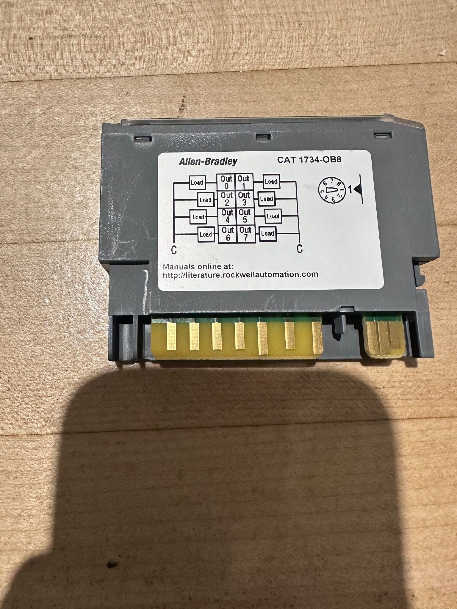 Allen Bradley 1734-OB8 POINT I/O 8-Point Digital Output Module USED 0