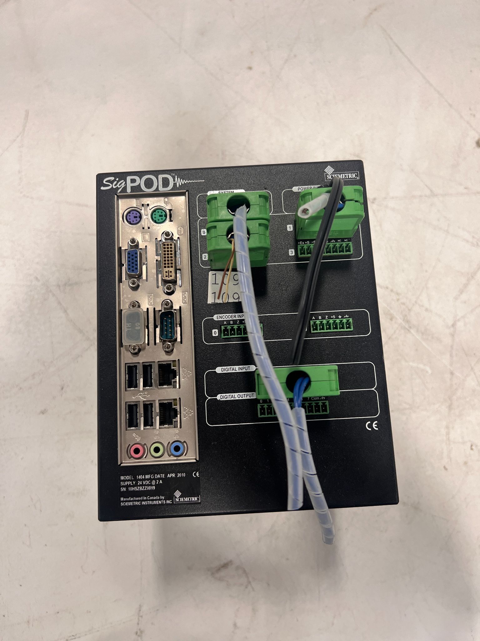 SCIMETRIC SIG POD 1404 Industrial Vision Controller USED 0