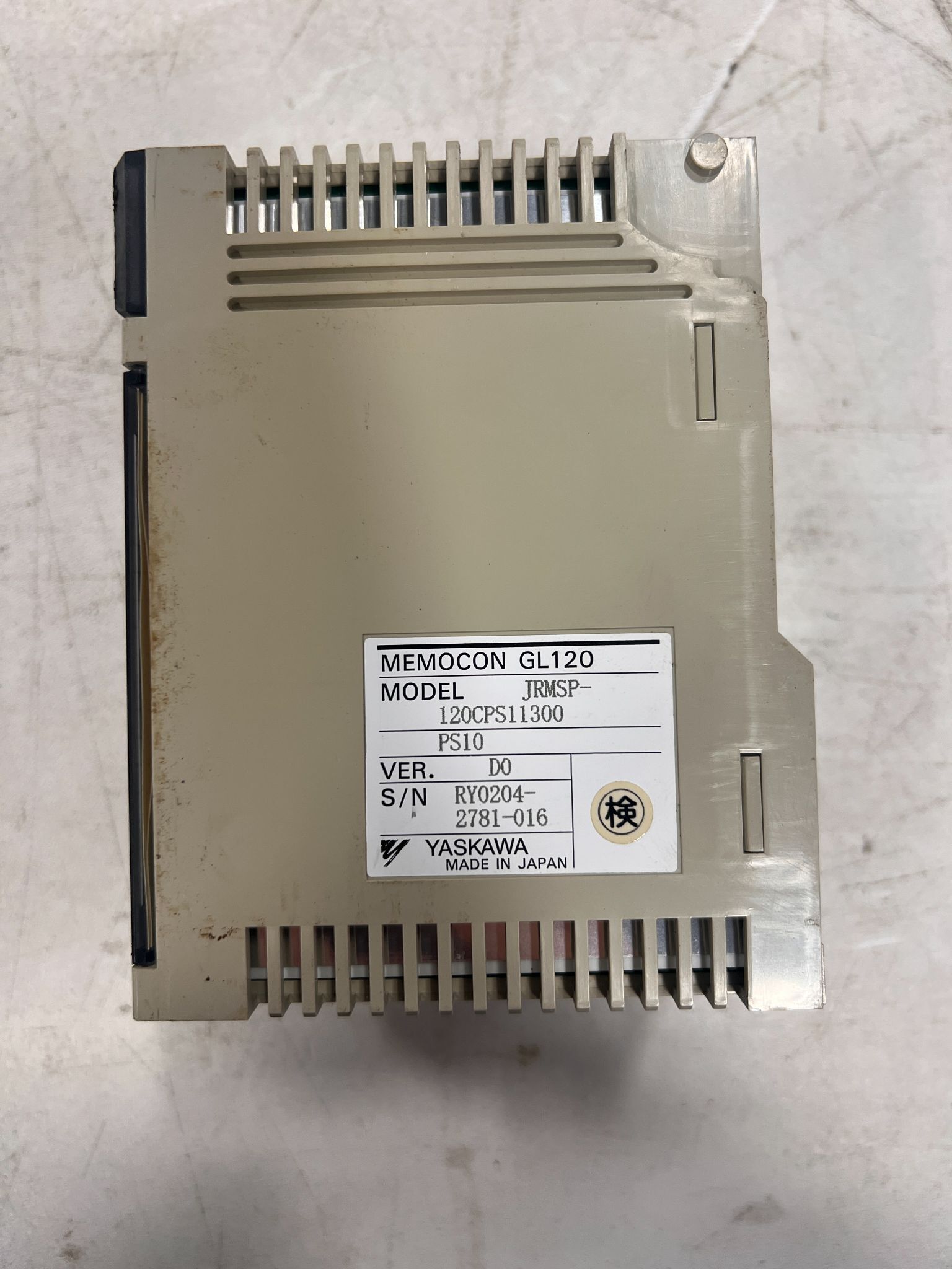 YASKAWA JRMSP-120CPS11300 MEMOCON GL120 Power Supply Module USED 3