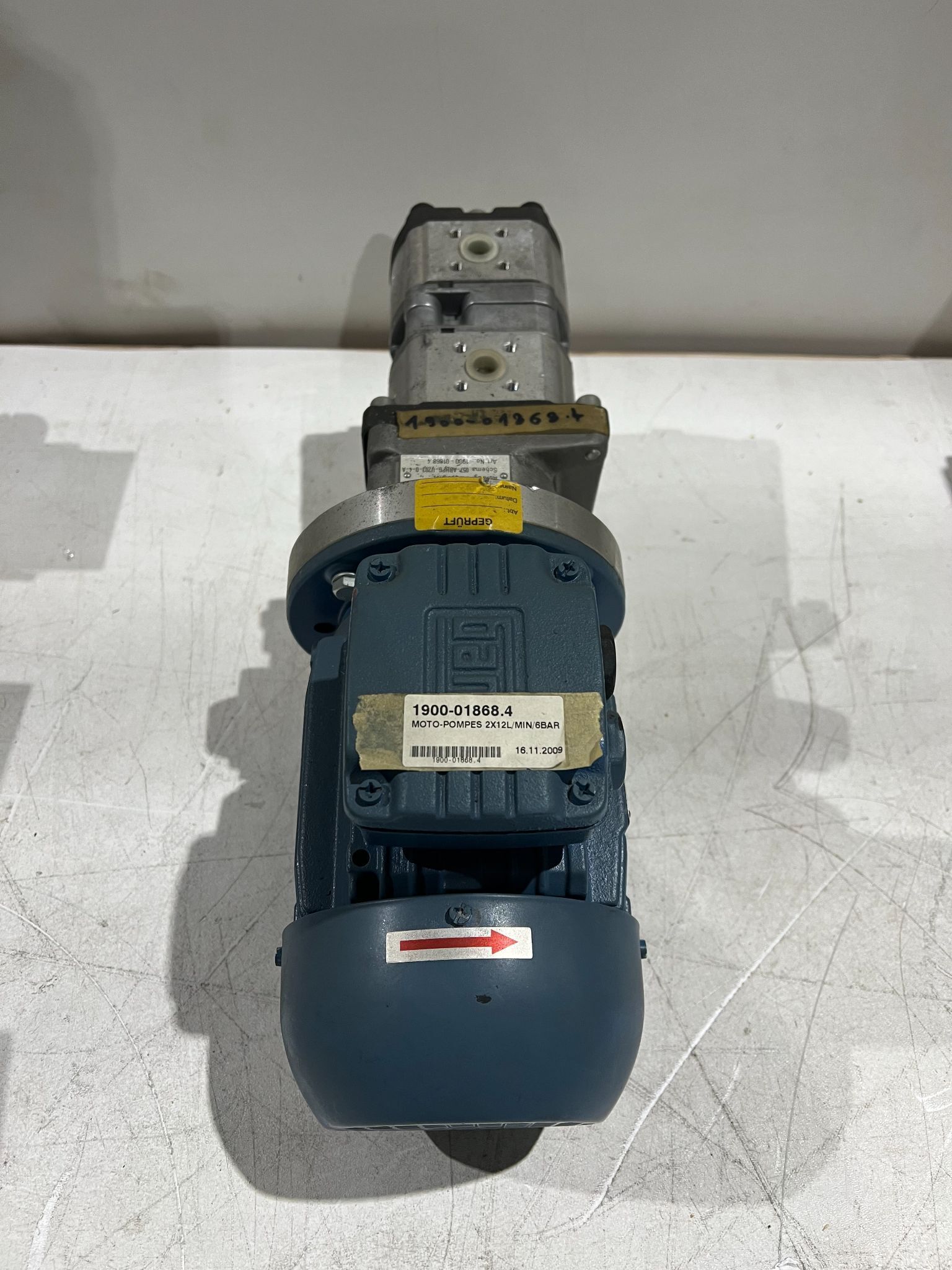 WEG 1900-01868.4 Gearmotor Assembly with Hydraulic Pump USED 3