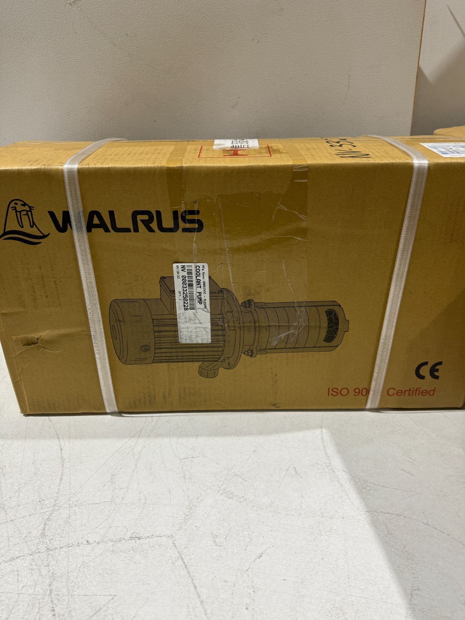 Walrus TPHK4T3-3 Coolant Pump 3 Phase 480V NEW 0