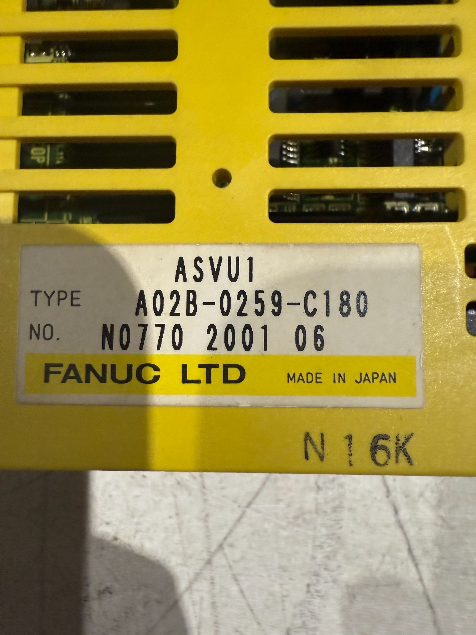 FANUC A02B-0259-C180 ASVU1 Servo Unit USED 1