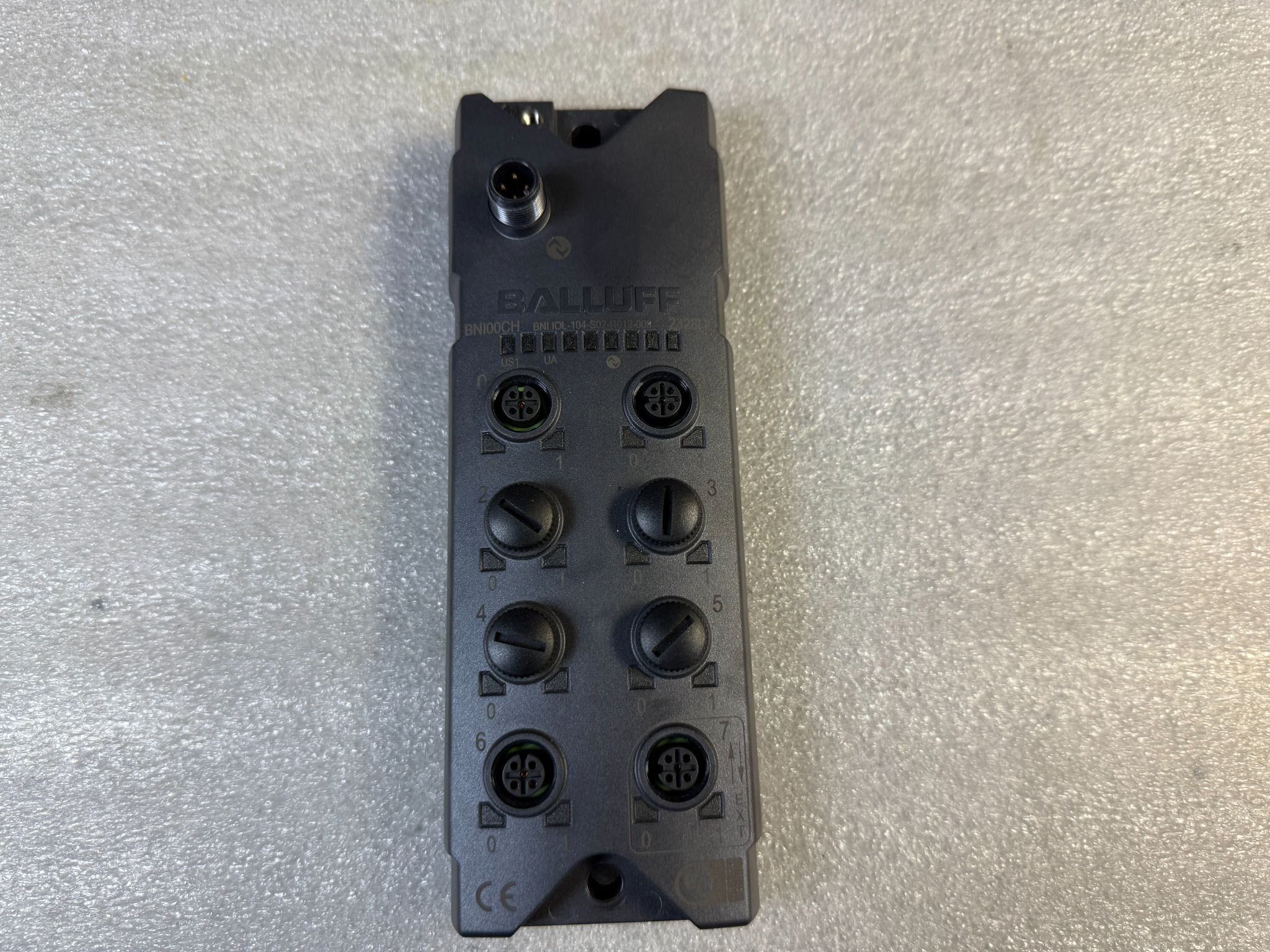 BALLUFF BNI IOL‑104‑S02‑R012‑008 IO‑Link Sensor/Actuator Hub BNI00CH USED 0
