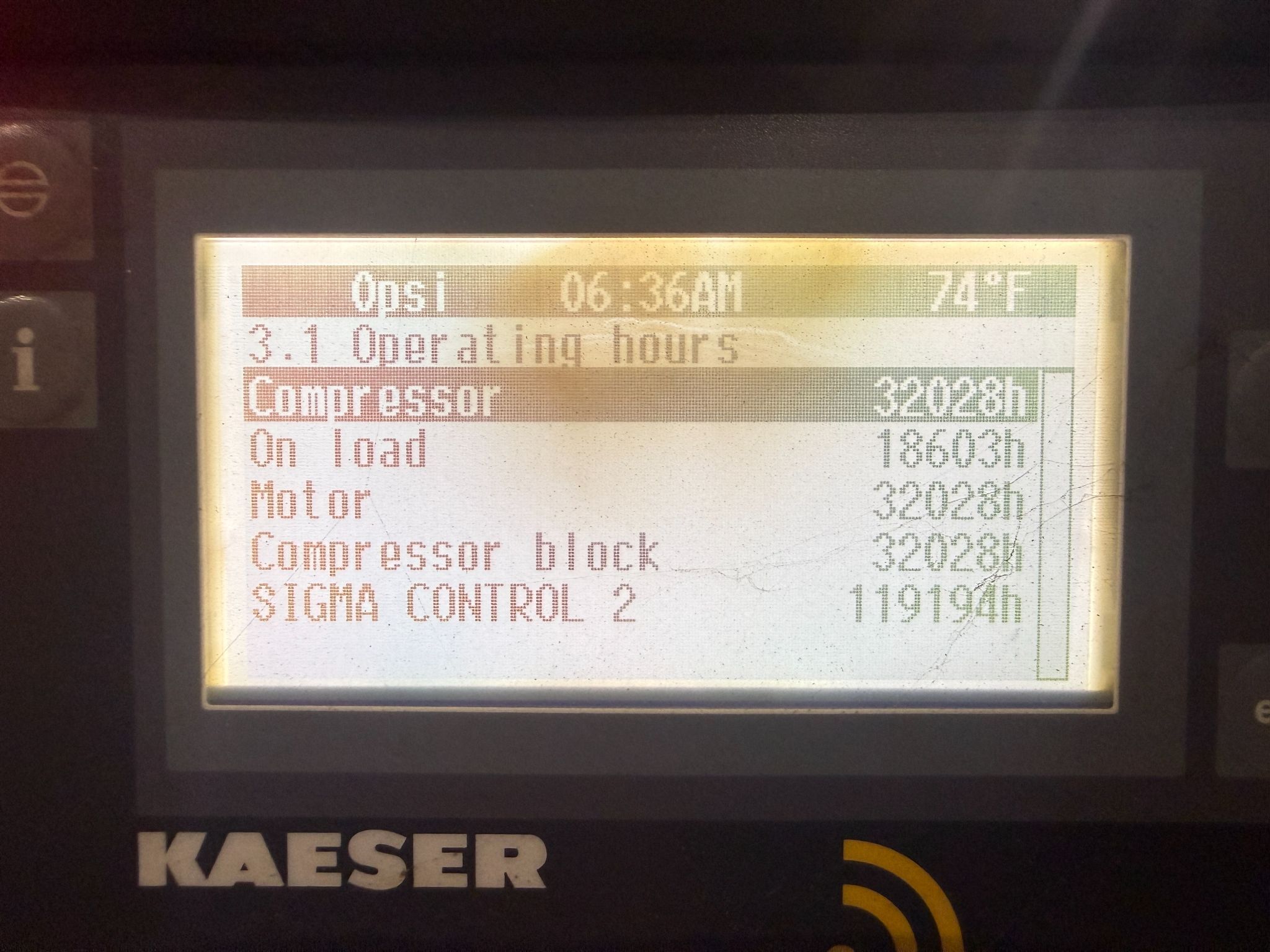 KAESER CSD 75 T Rotary Screw Air Compressor 75HP 345 CFM Sigma Control 2 USED 7