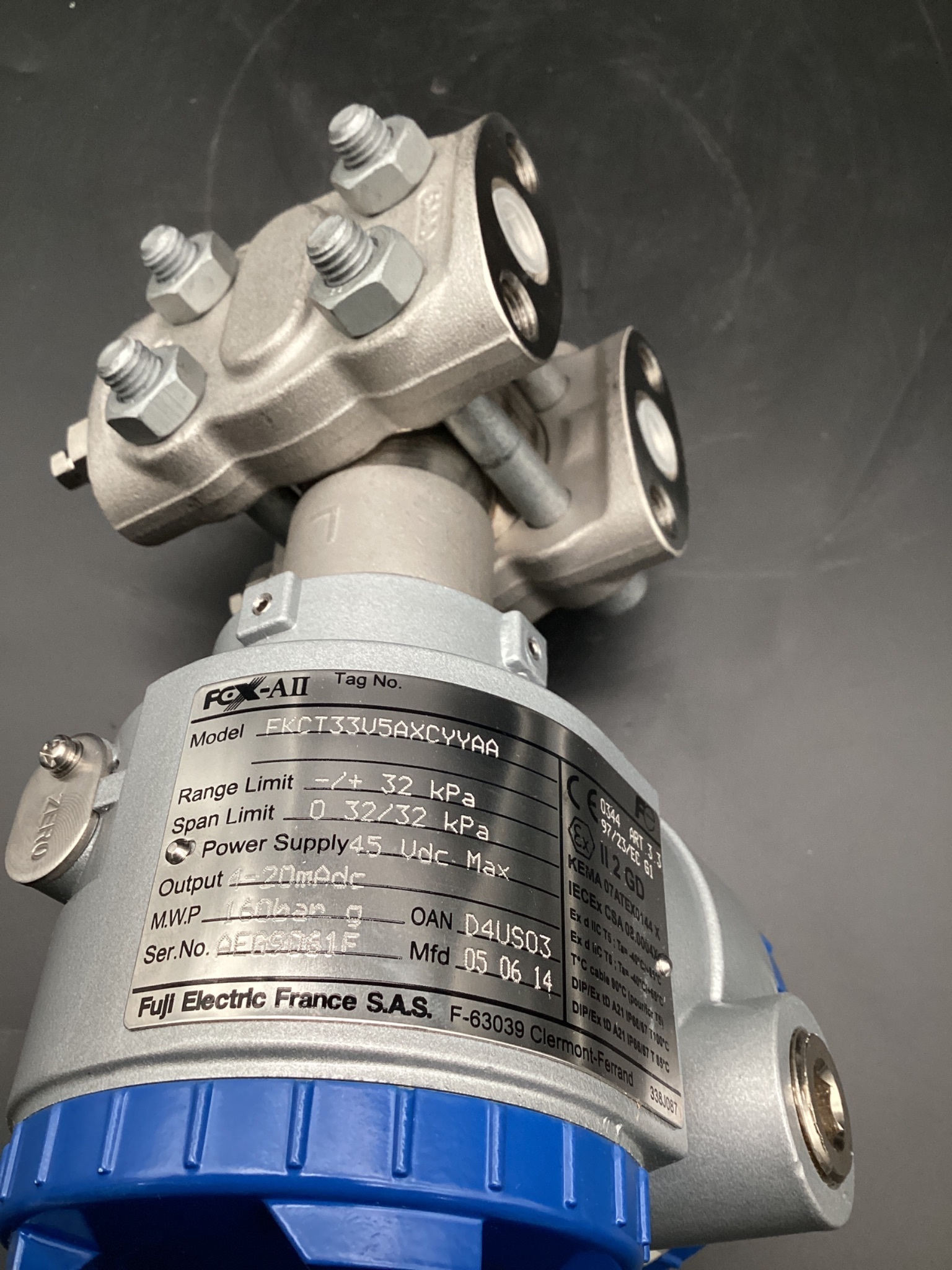 FUJI FKCT33U5AXCYYAA Differential Pressure Transmitter NEW 2