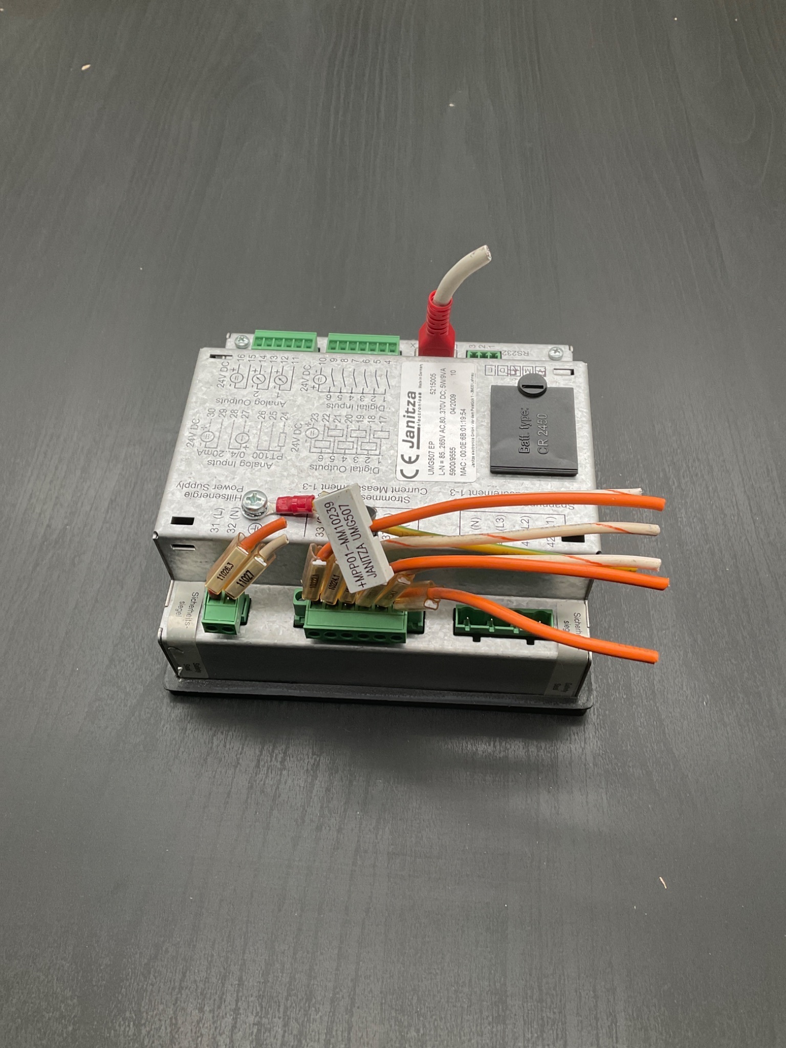 JANITZA UMG507EP Power Quality Analyzer USED 3