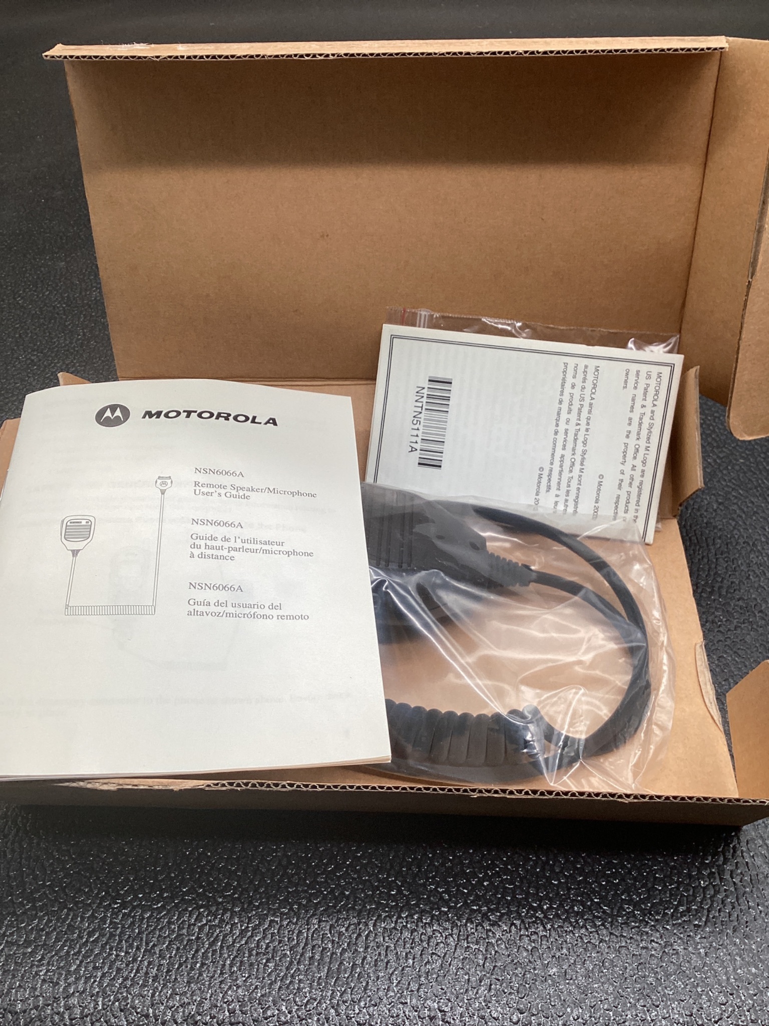 MOTOROLA NSN6066A Remote Speaker Microphone NEW 3