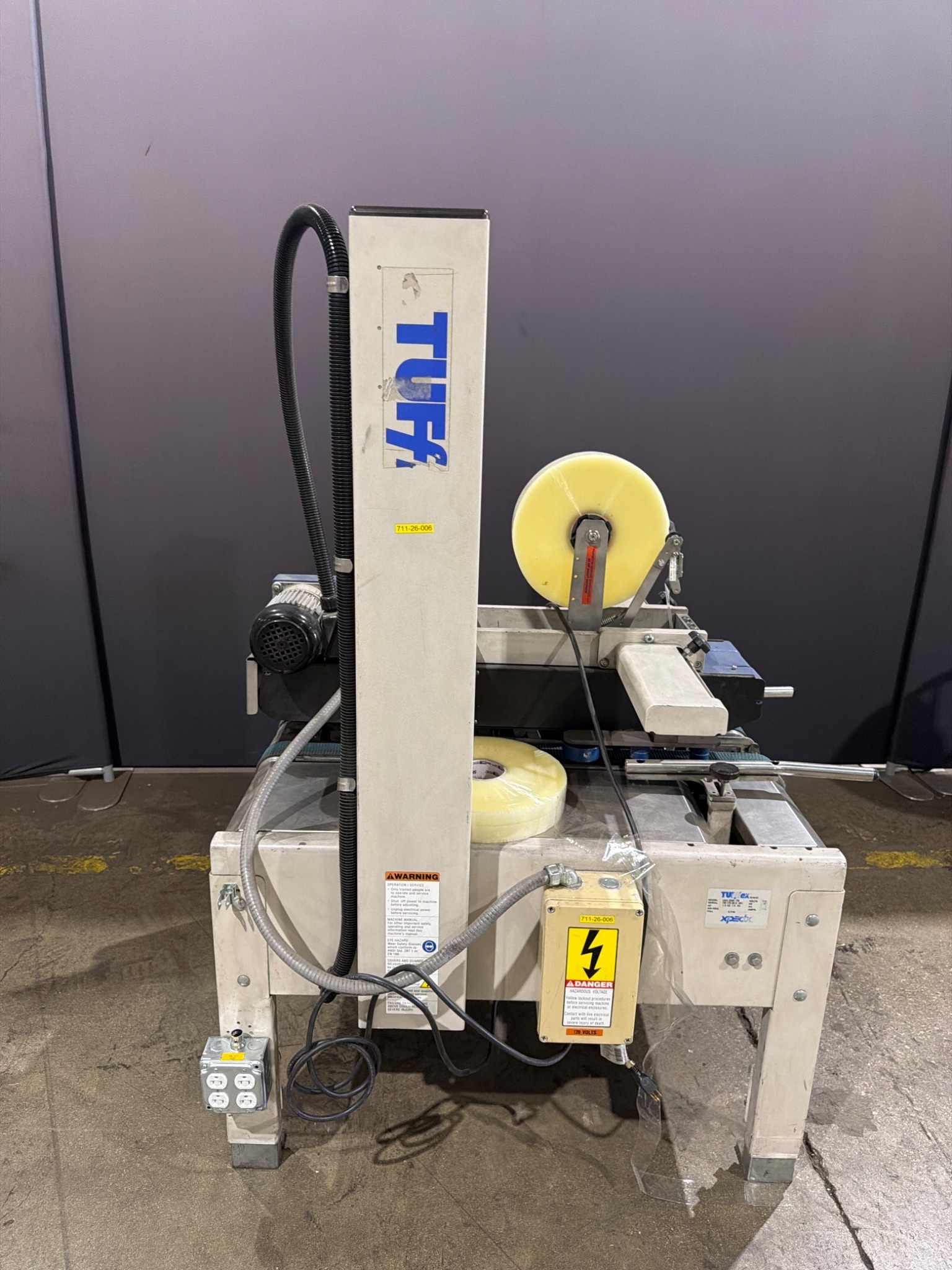 Tufflex USA-2324-TB Tape Application Machine Automatic Label Applicator USED 0